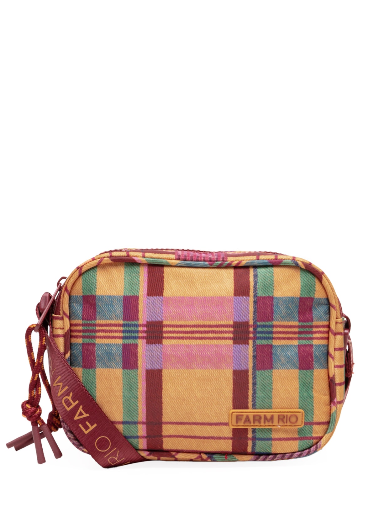 Bolsa Feminina Chamego Sofia Xadrez - Vermelho