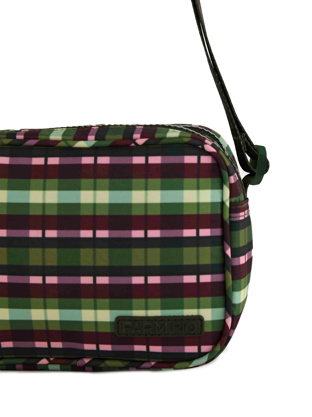 Bolsa Feminina Chamego Xadrez Verde Farm Etc