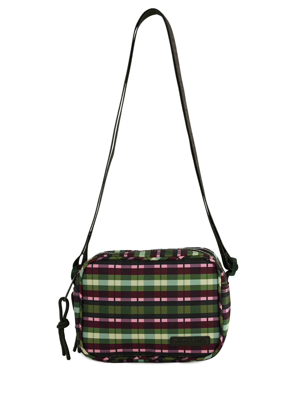 Bolsa Feminina Chamego Xadrez Verde Farm Etc