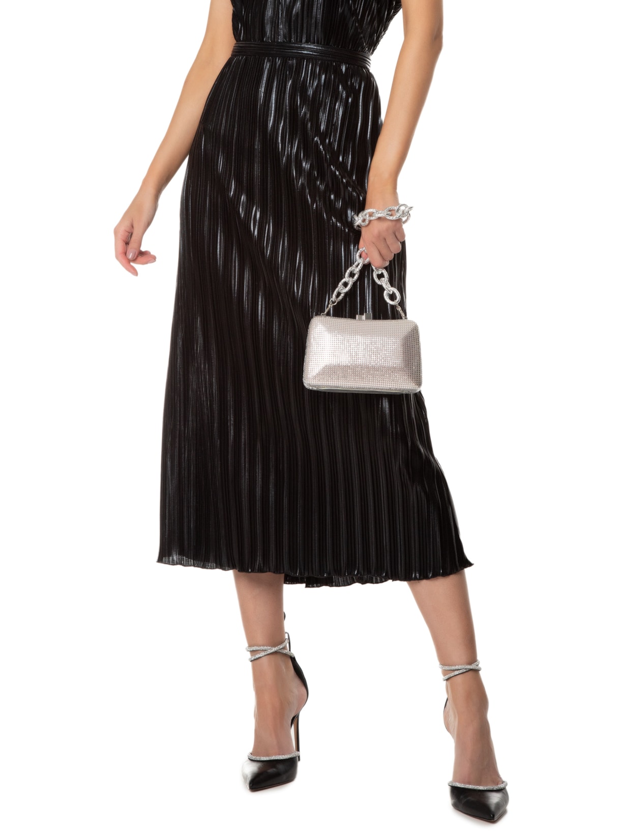 Bolsa Feminina Charlotte Mt Silver Prata Serpui