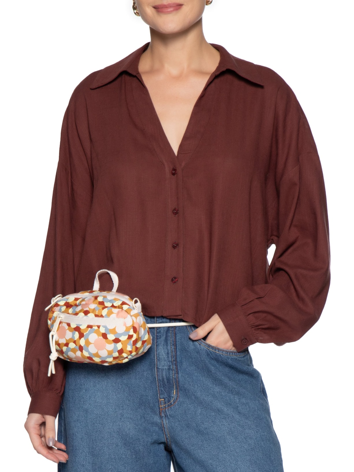 Bolsa Feminina Chuchu A Fábrica Branco Farm Etc