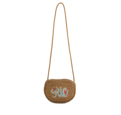 Bolsa Feminina Chuchu Artesanal Rio Liso - Bege