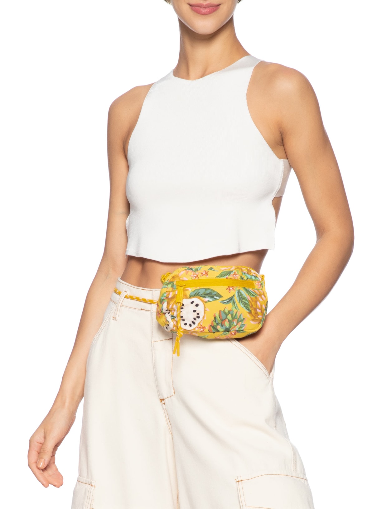 Bolsa Feminina Chuchu Biriba Amarelo Farm Etc