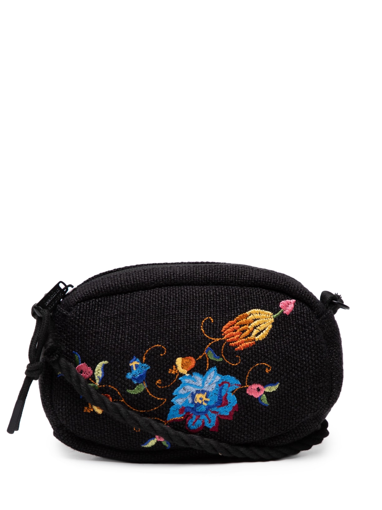 Bolsa Feminina Chuchu Fruta Bordada Artesanal - Preto