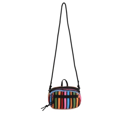 Bolsa Feminina Chuchu Striped Stripes - Preto