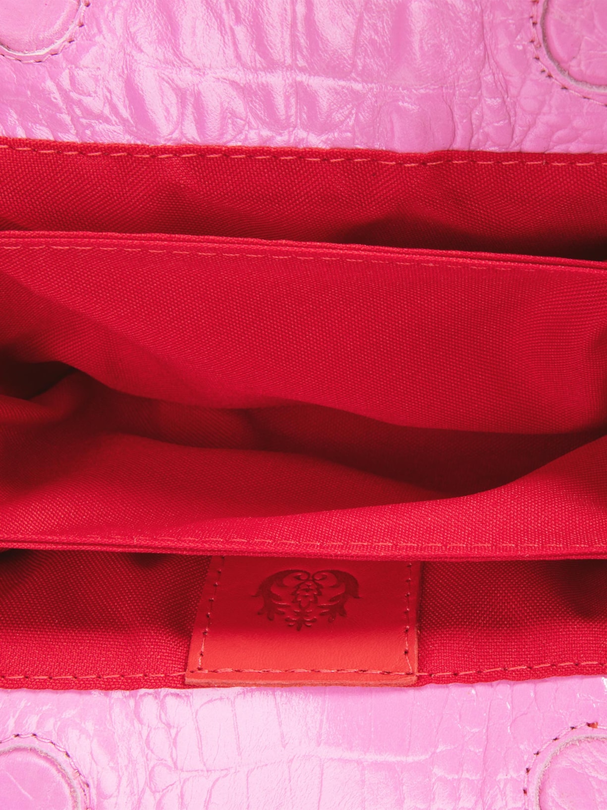 Bolsa Feminina Cindy Em Couro Com Alça Multifuncional Rosa Isla