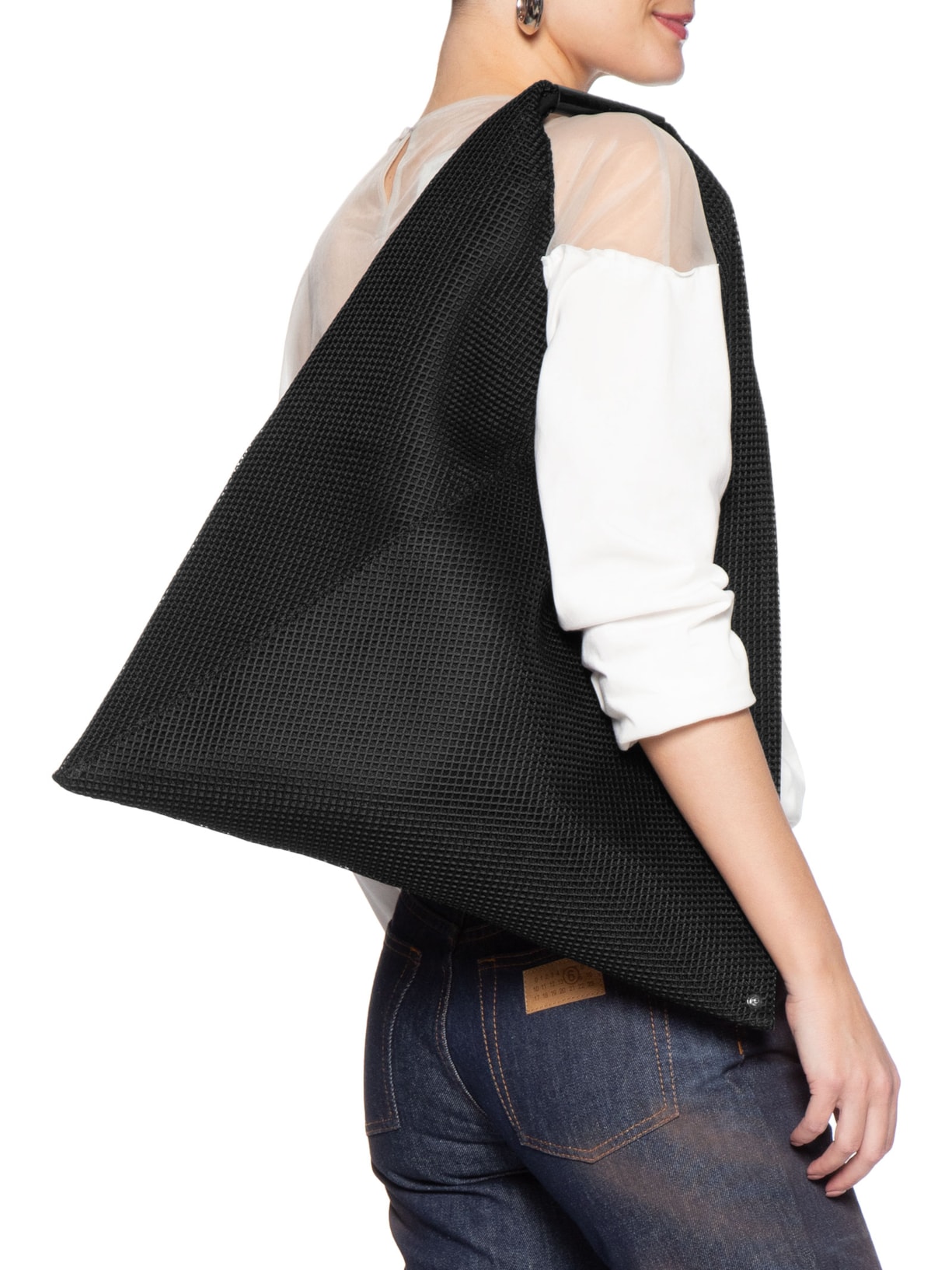 Bolsa Feminina Classic Japanese Preto Mm6 Maison Margiela