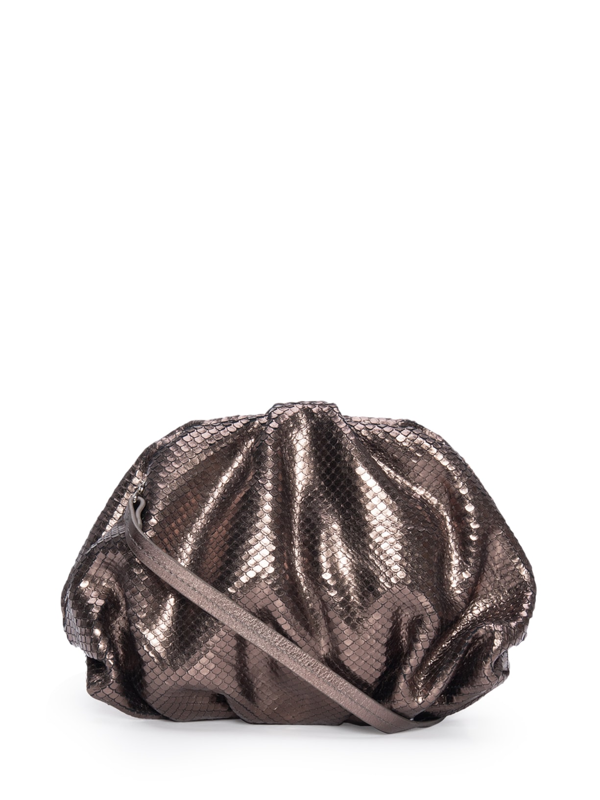 Bolsa Feminina Clutc Pequena Avril Couro Snack - Preto