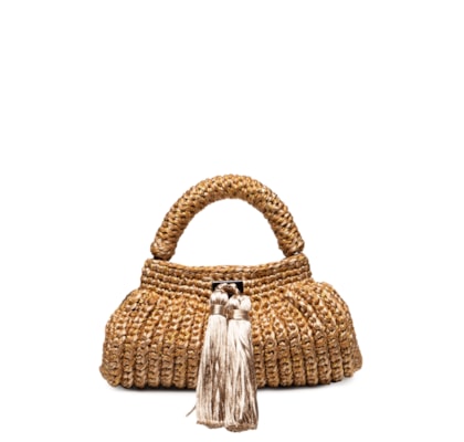 Bolsa Feminina Clutch Cantiga - Bege