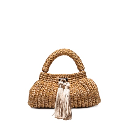 Bolsa Feminina Clutch Cantiga - Bege