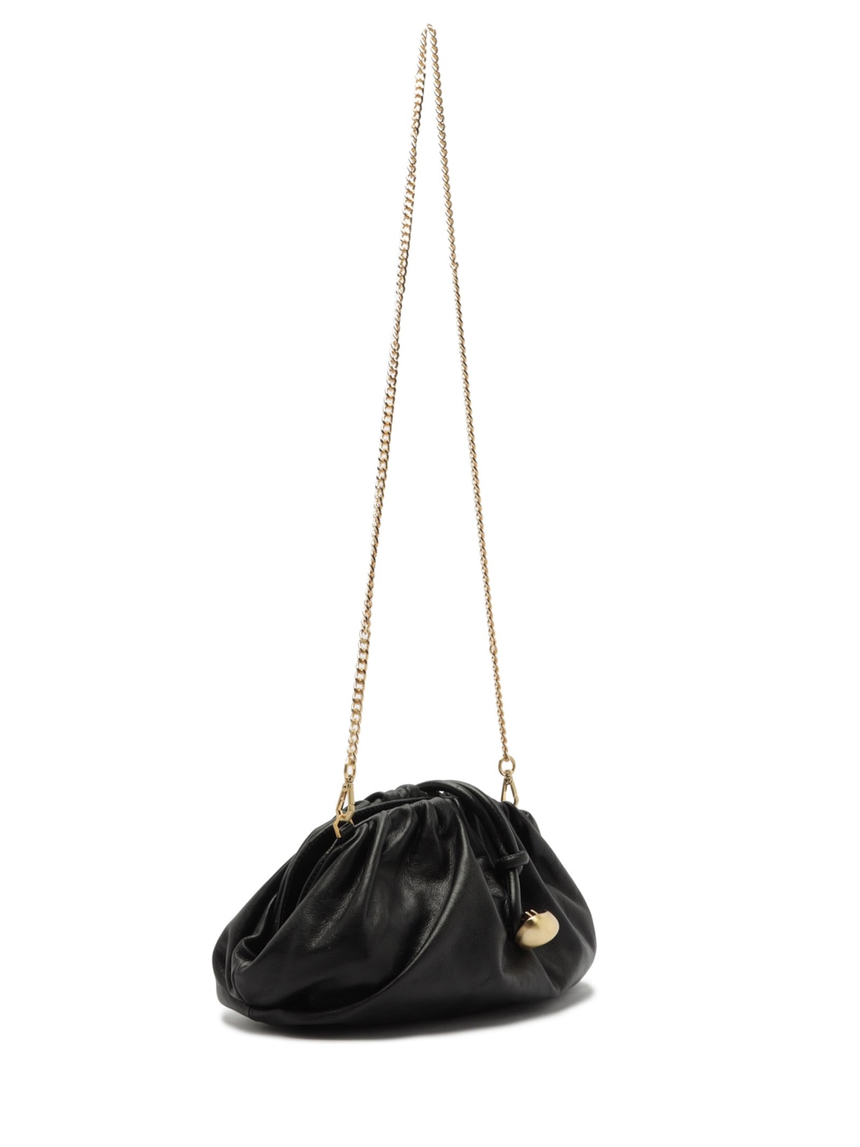 Bolsa Feminina Clutch de Couro Média com Corrente – Preto Arezzo