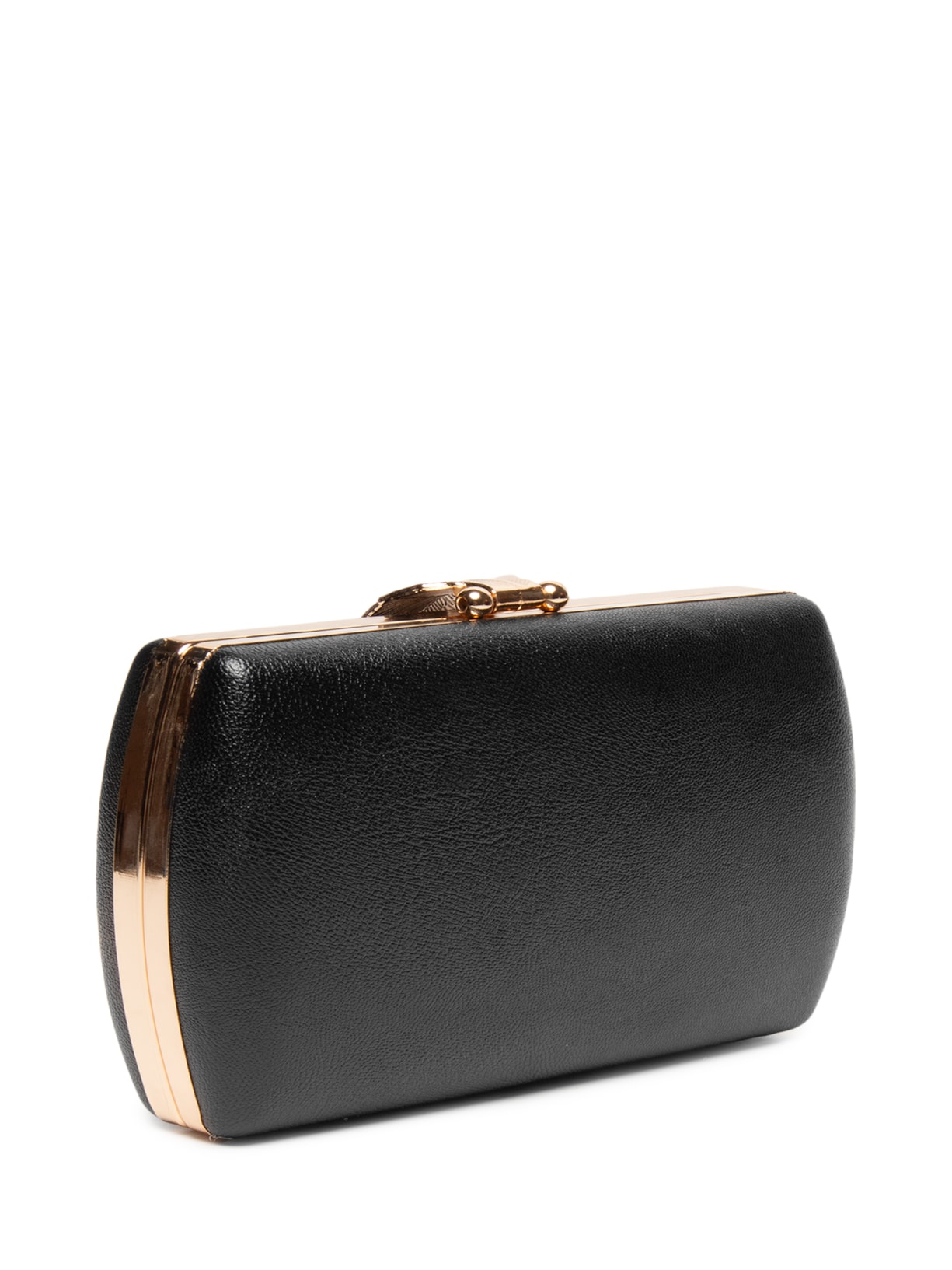 Bolsa Feminina Clutch Folhagem Preto Market 33