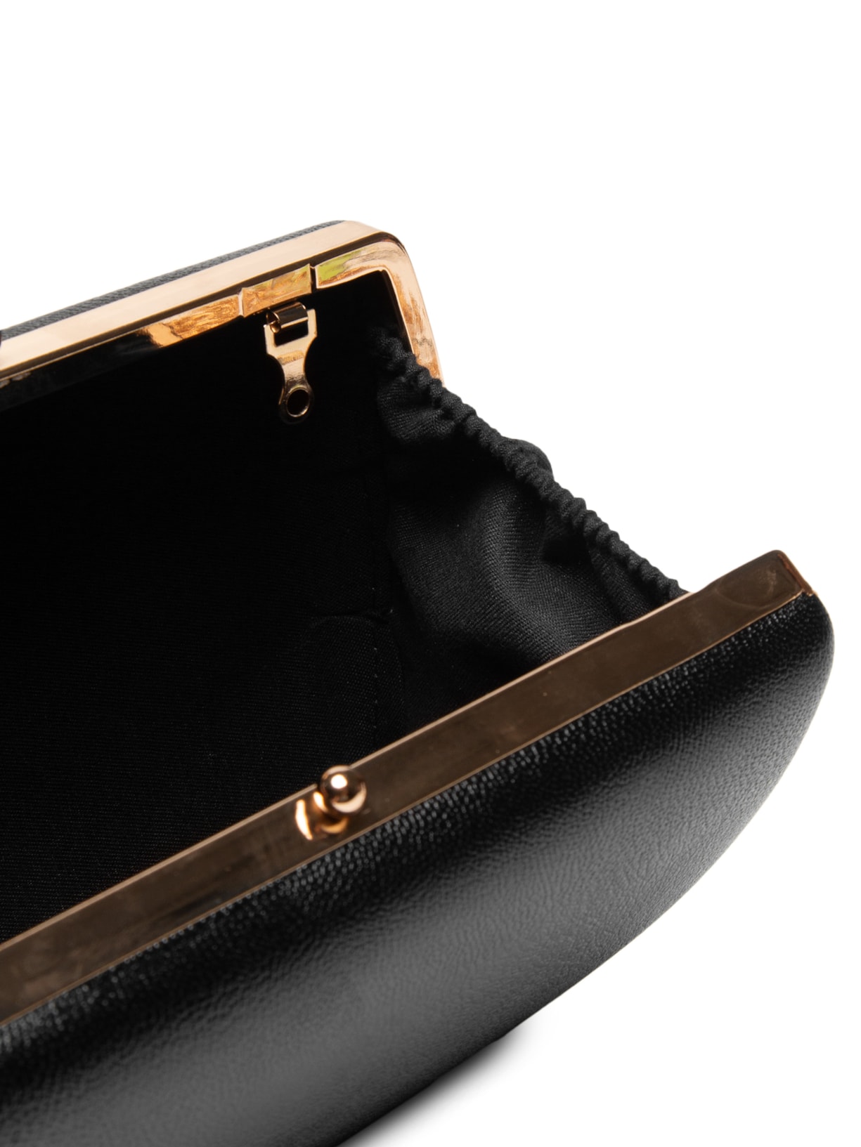 Bolsa Feminina Clutch Folhagem Preto Market 33