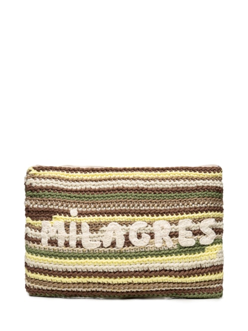 Bolsa Feminina Clutch Milagres - Bege