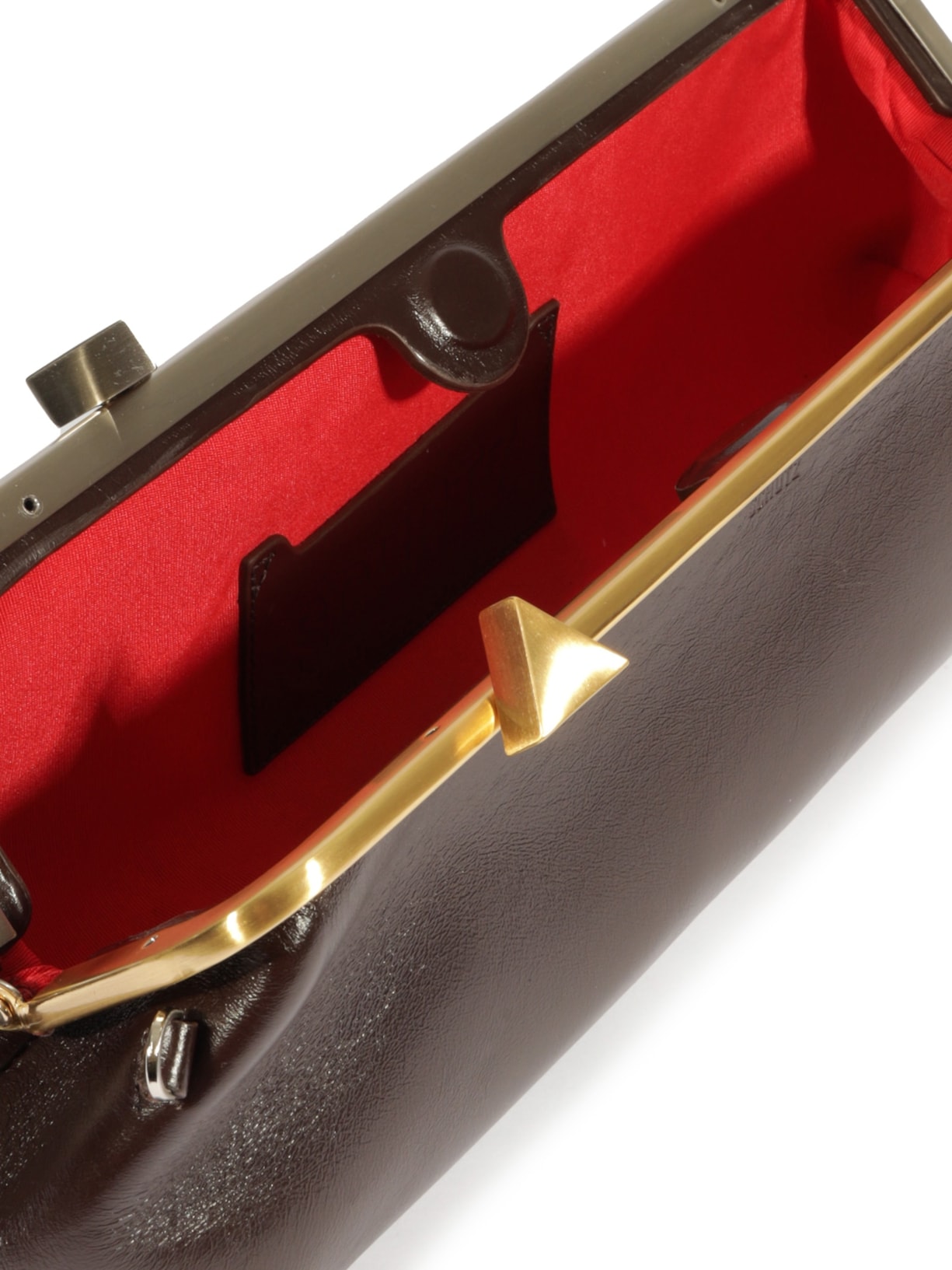 Bolsa Feminina Clutch Nyra Couro Marrom Schutz