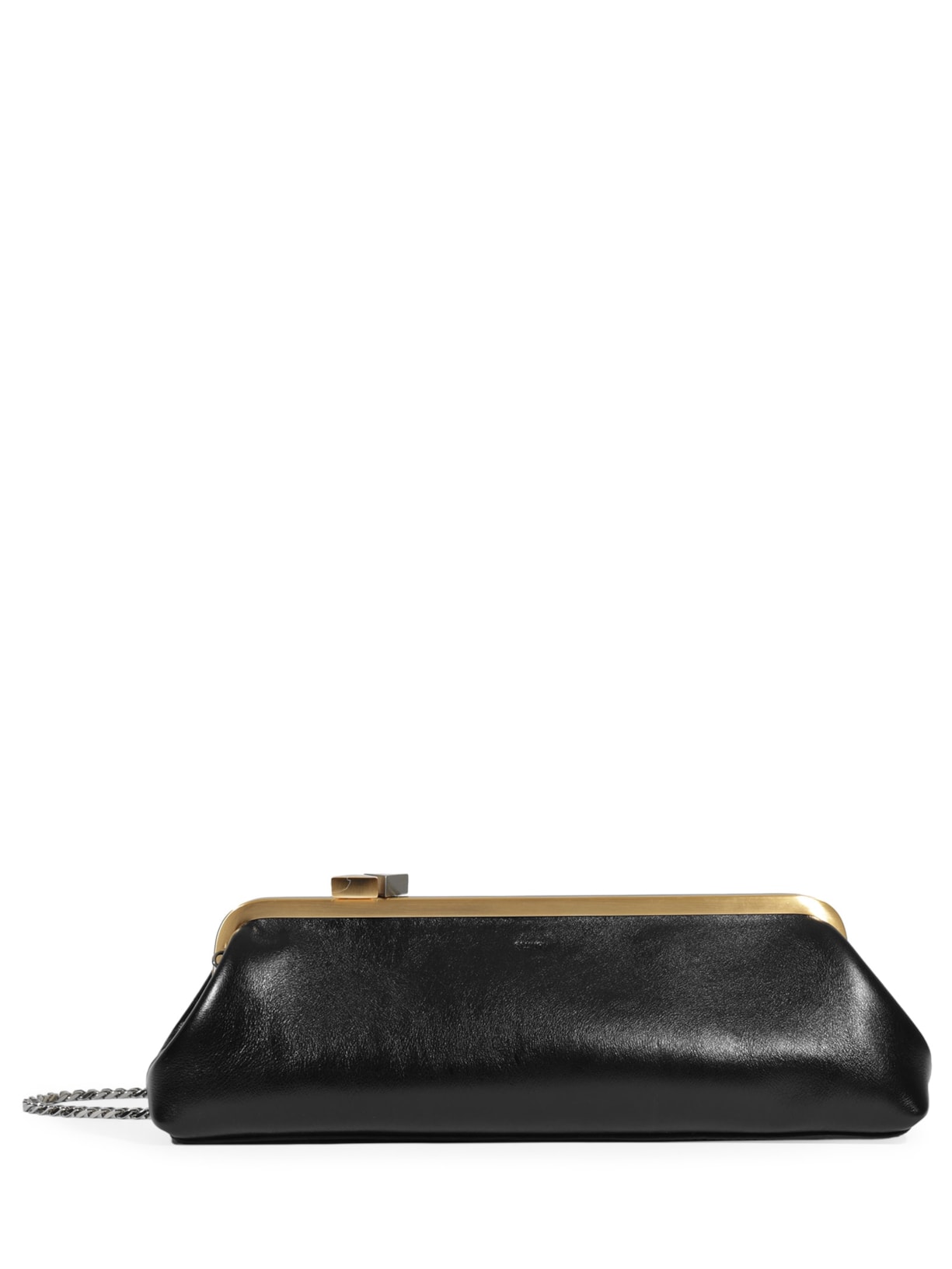 Bolsa Feminina Clutch Nyra Couro Preto Schutz
