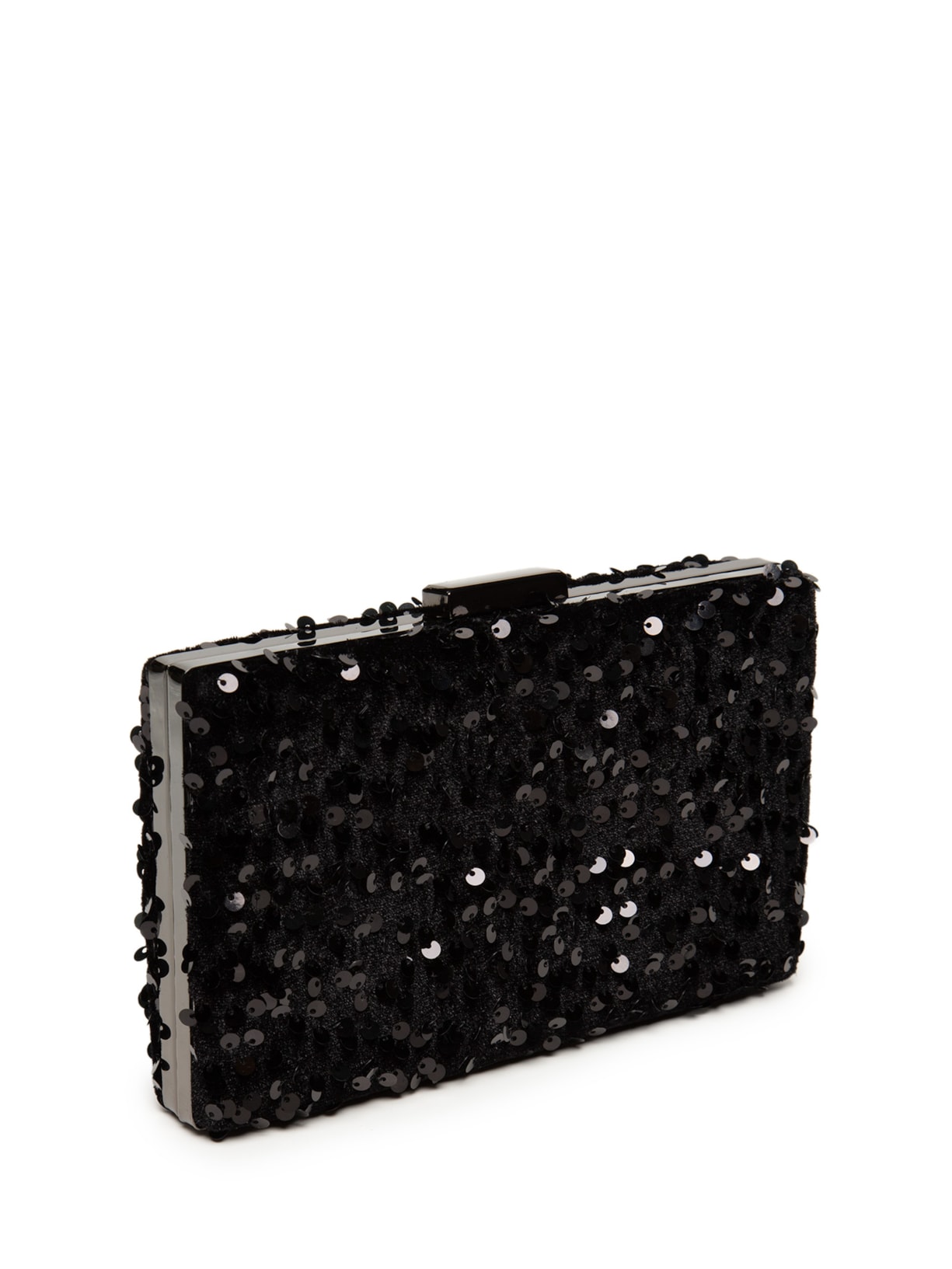 Bolsa Feminina Clutch Paetê Preto Market 33