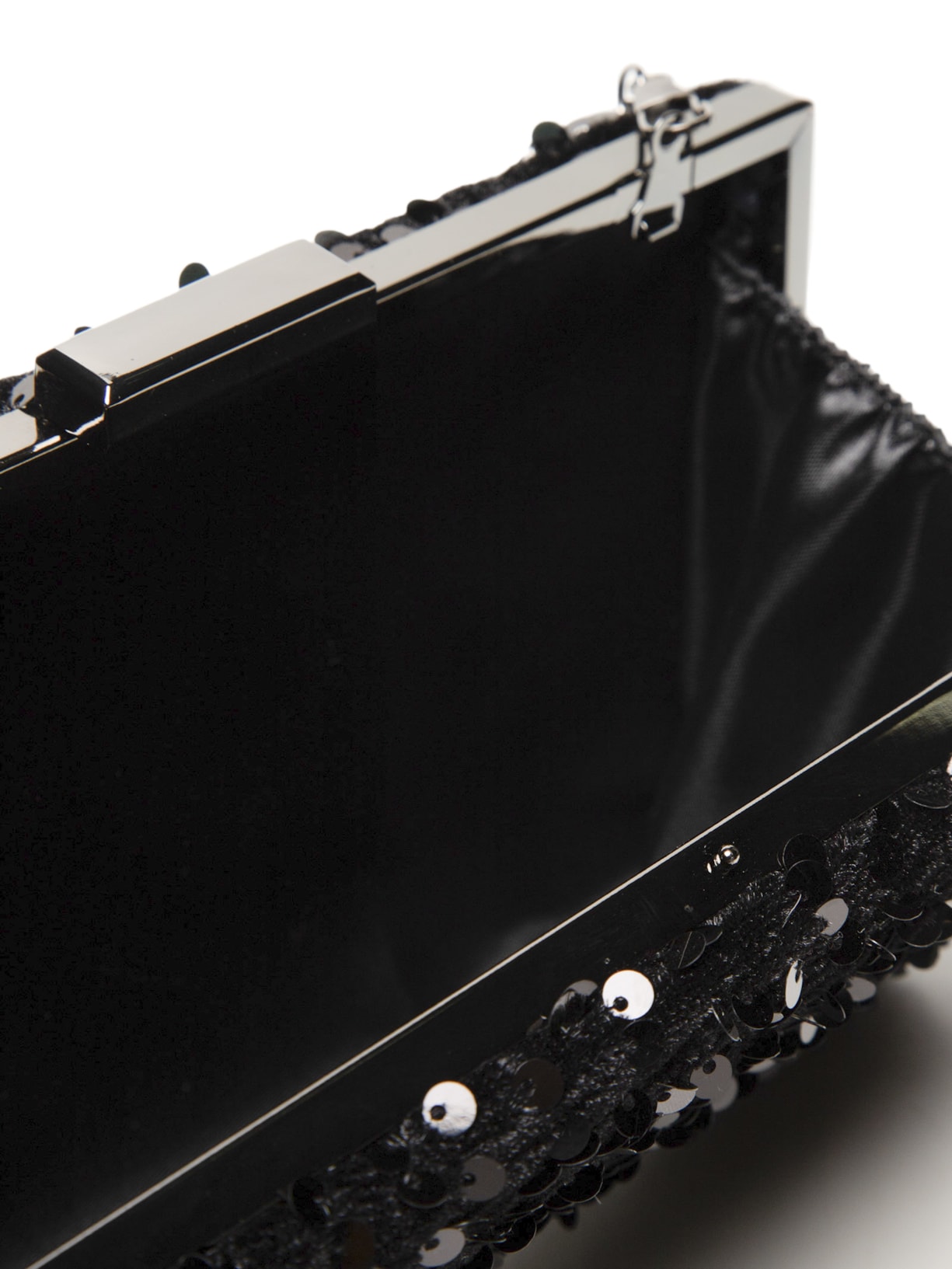 Bolsa Feminina Clutch Paetê Preto Market 33