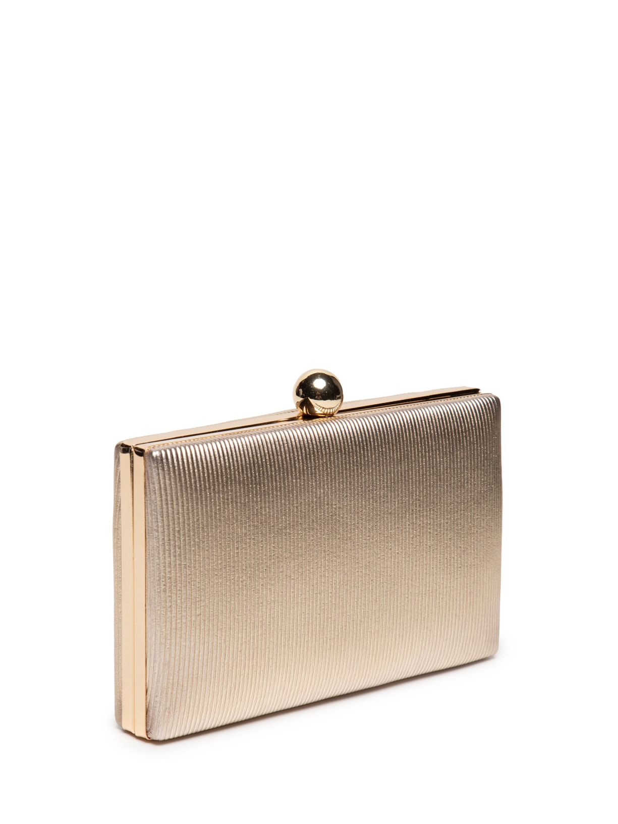Bolsa Feminina Clutch Ripada Dourado Market 33