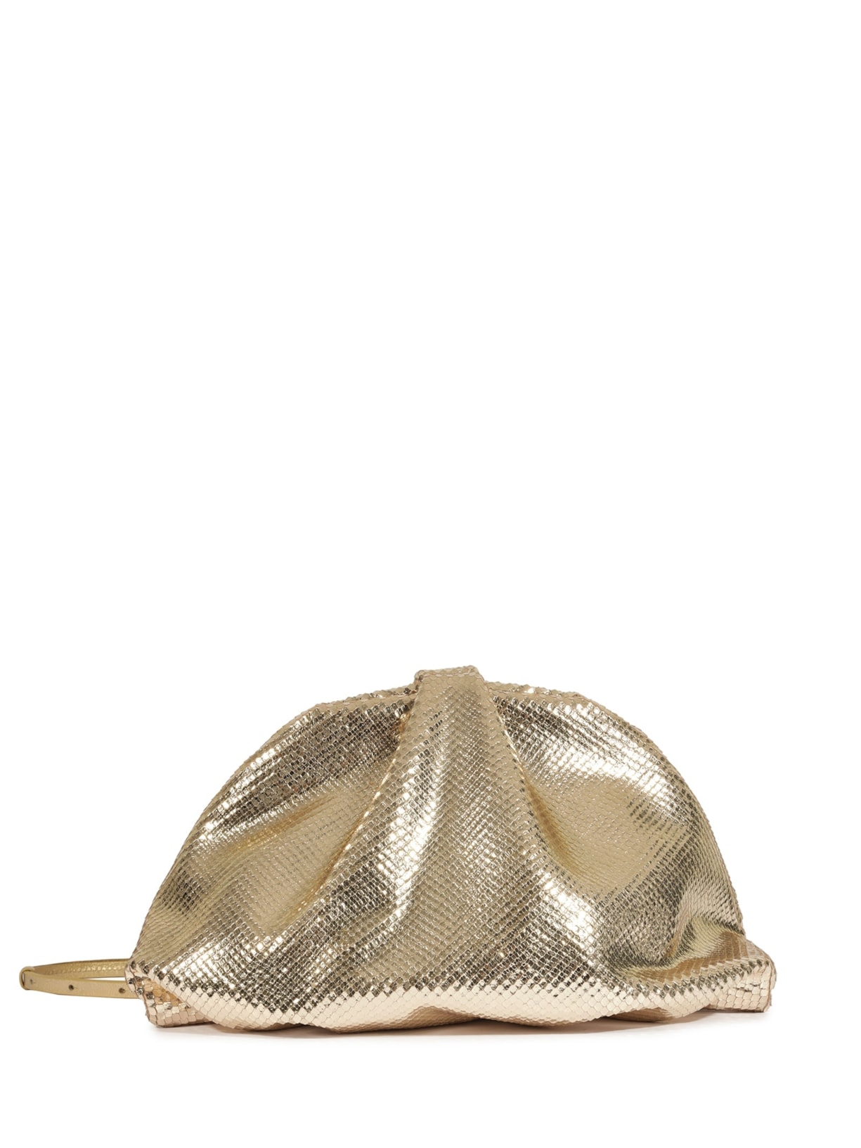 Bolsa Feminina Clutch Tiracolo Avril Couro - Dourado