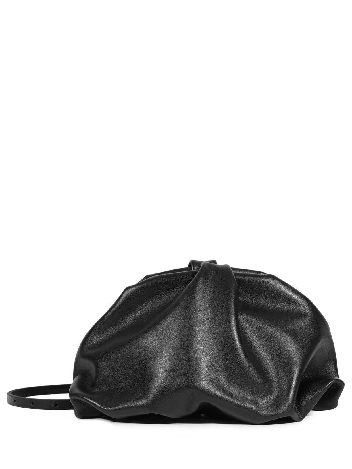 Bolsa Feminina Clutch Tiracolo Avril Couro - Preto