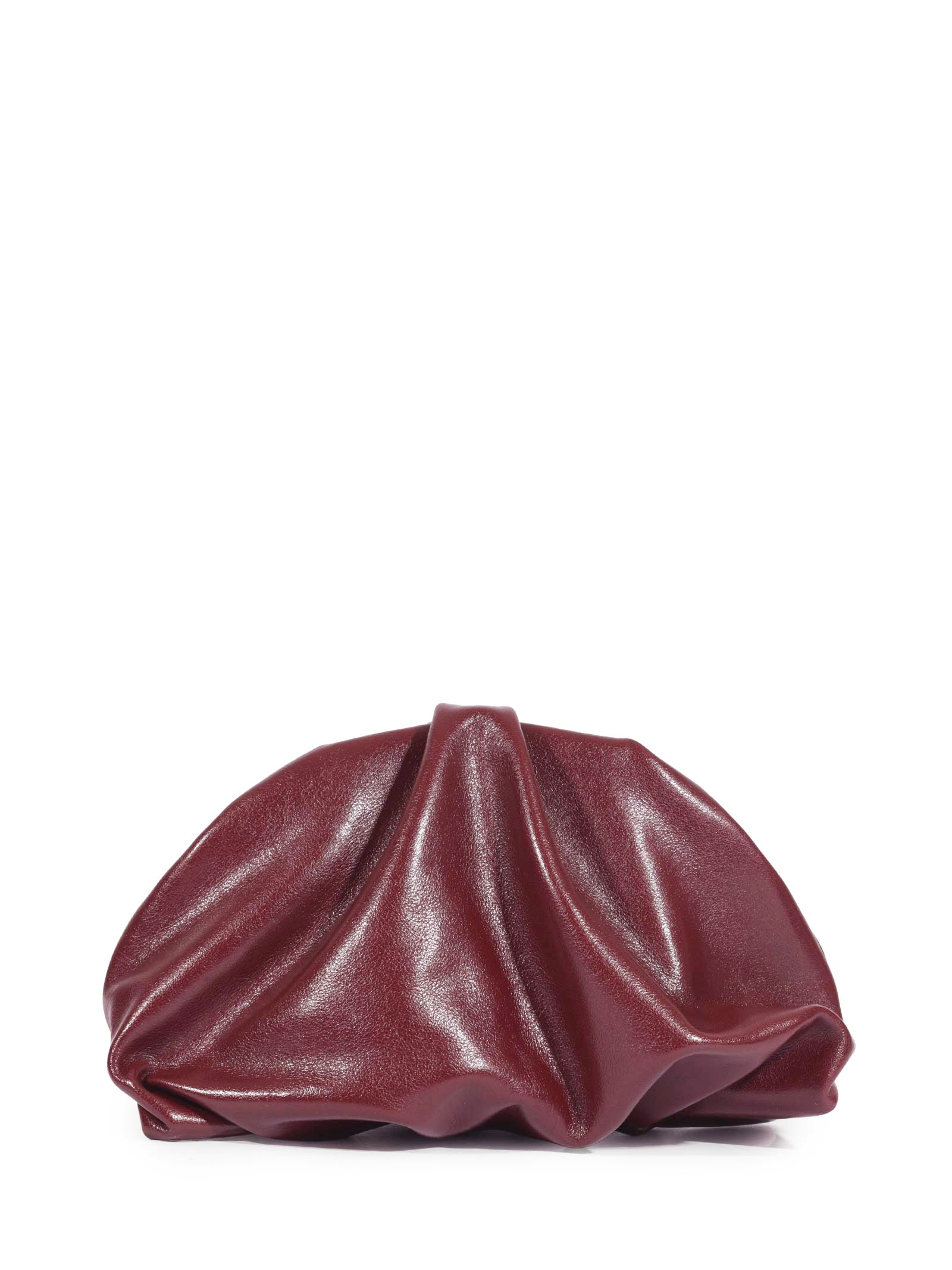 Schutz - Bolsa Feminina Clutch Tiracolo Avril Couro - Vinho