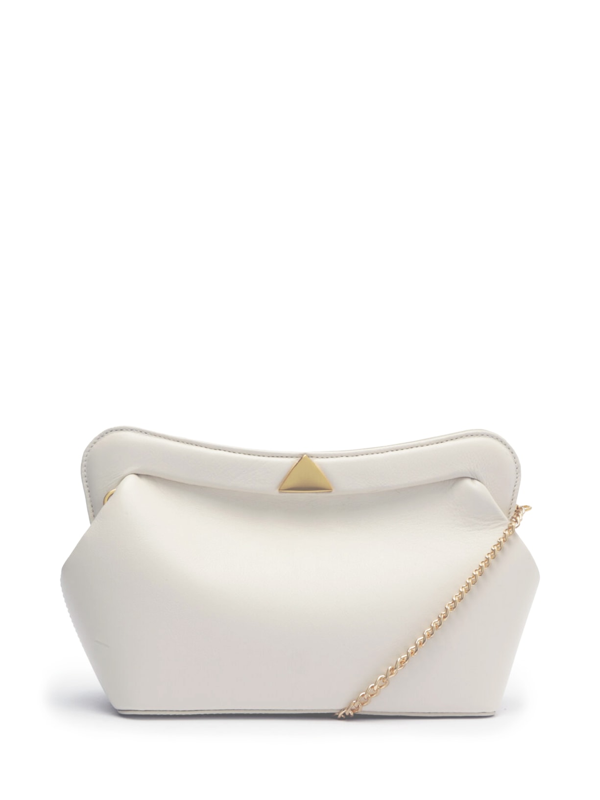 Bolsa Feminina Clutch Tiracolo Couro - Branco