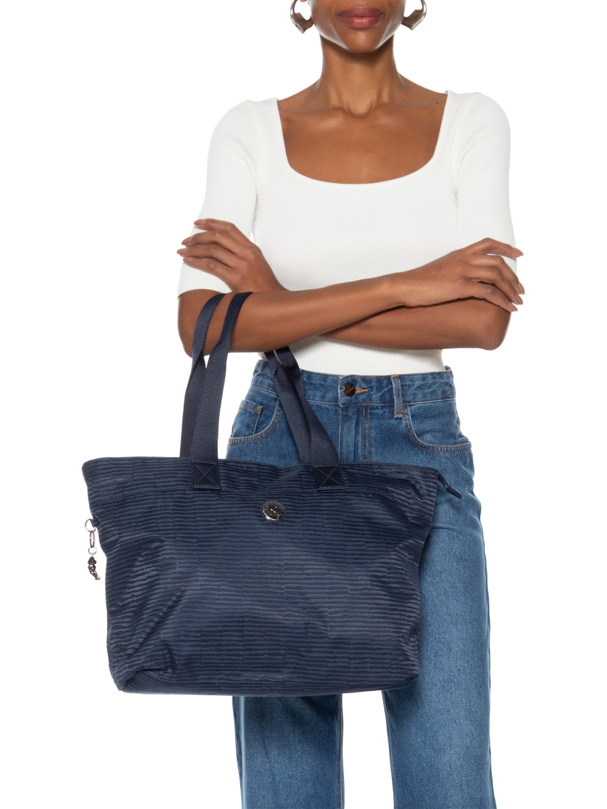 Bolsa Feminina Colissa Up Azul Kipling