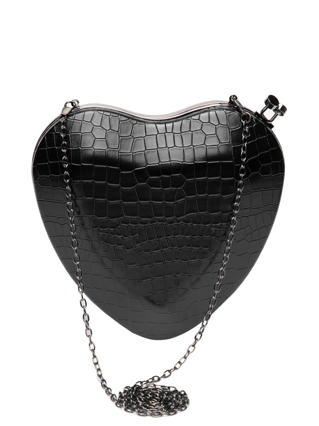 Bolsa Feminina Coração - Preto
