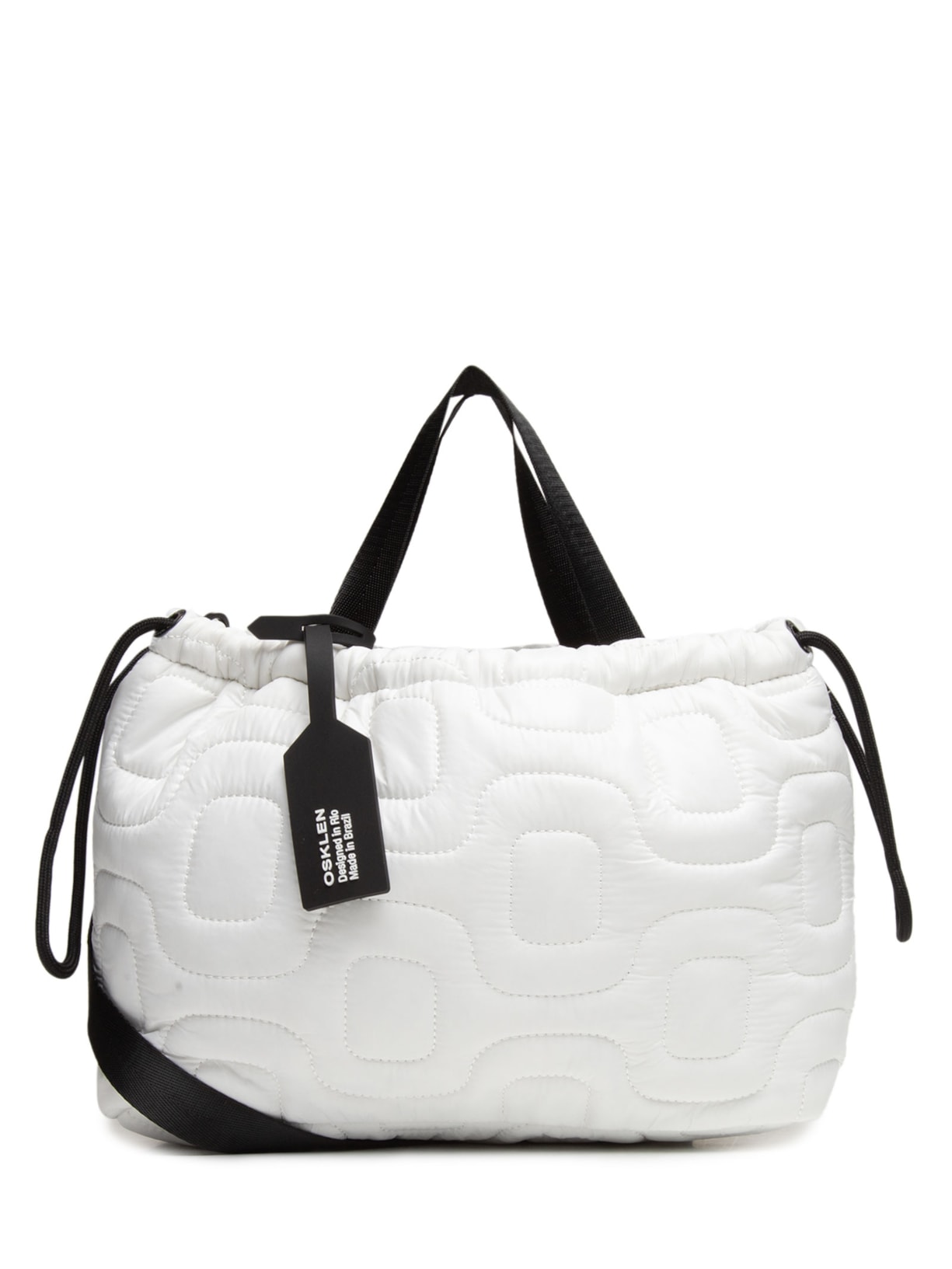 Bolsa Feminina Coulisse Matelassê Calçadão Branco Osklen