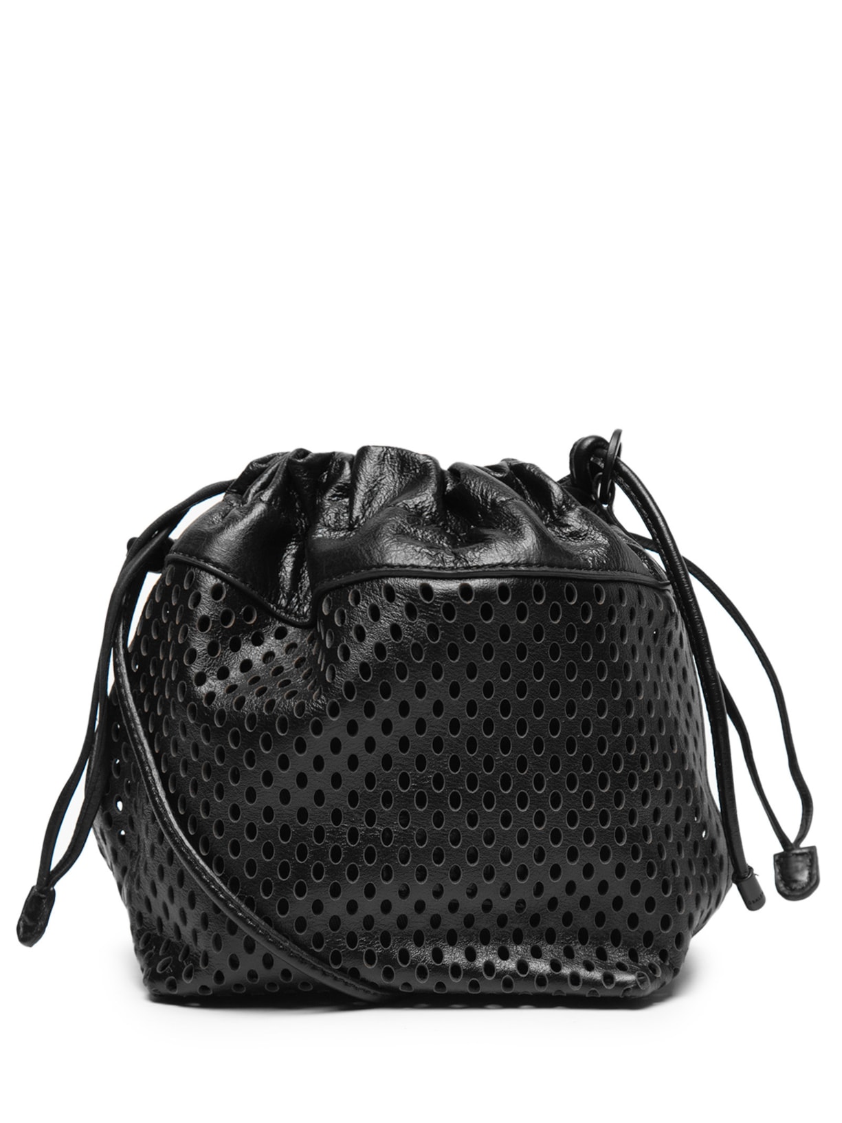 Bolsa Feminina Coulisse Microfuros - Preto