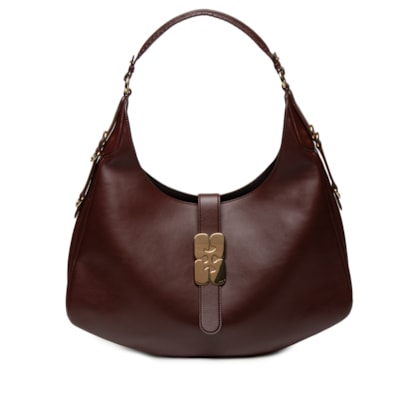 Bolsa Feminina Couro Kat Grande - Marrom