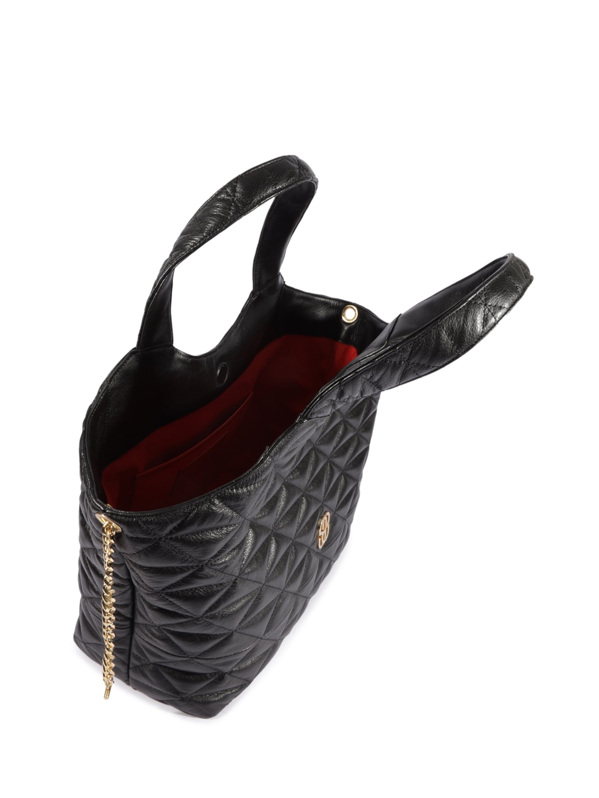 Bolsa Feminina Couro Média Preto Schutz