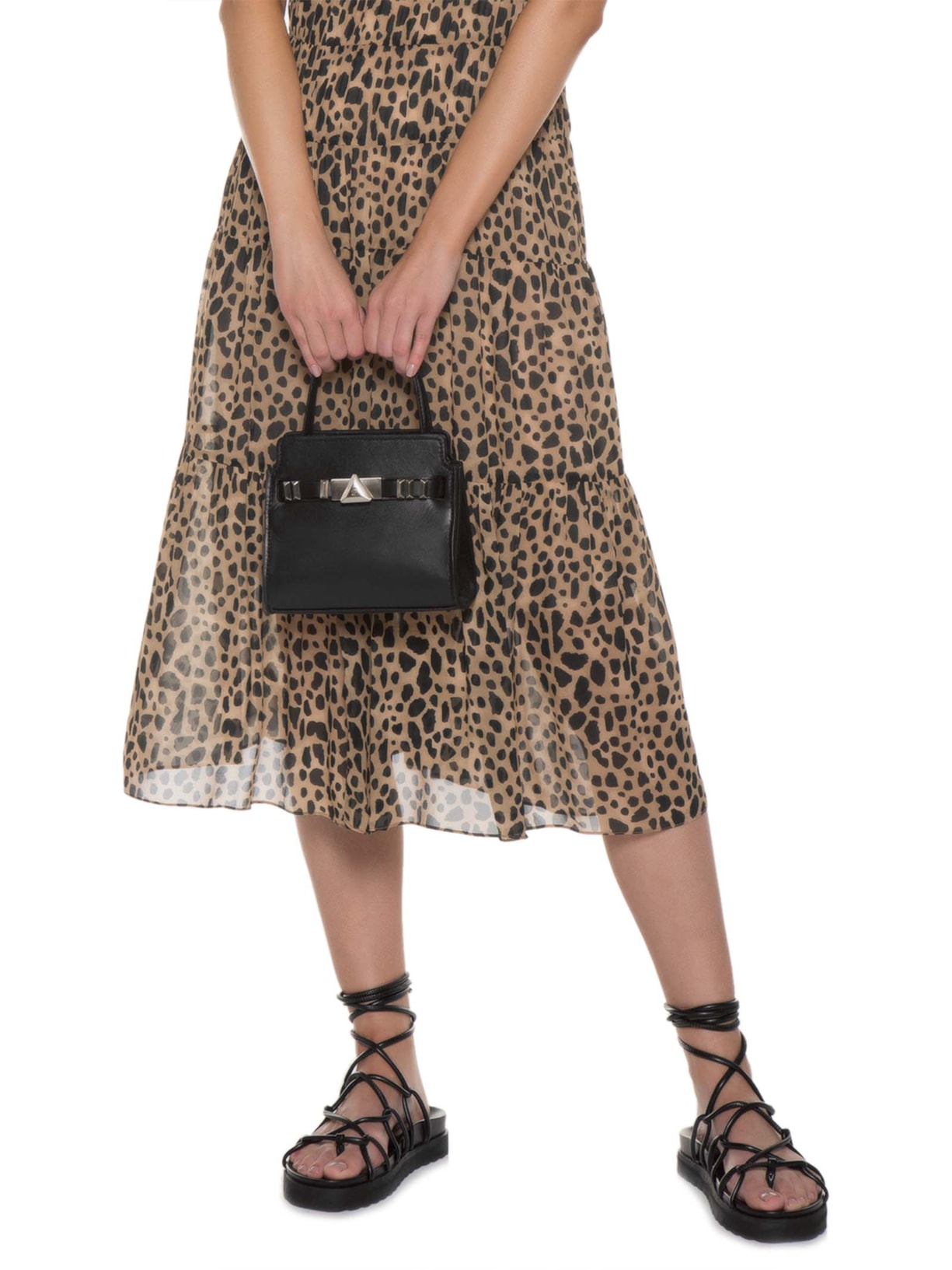 Bolsa Feminina Couro Preto Schutz