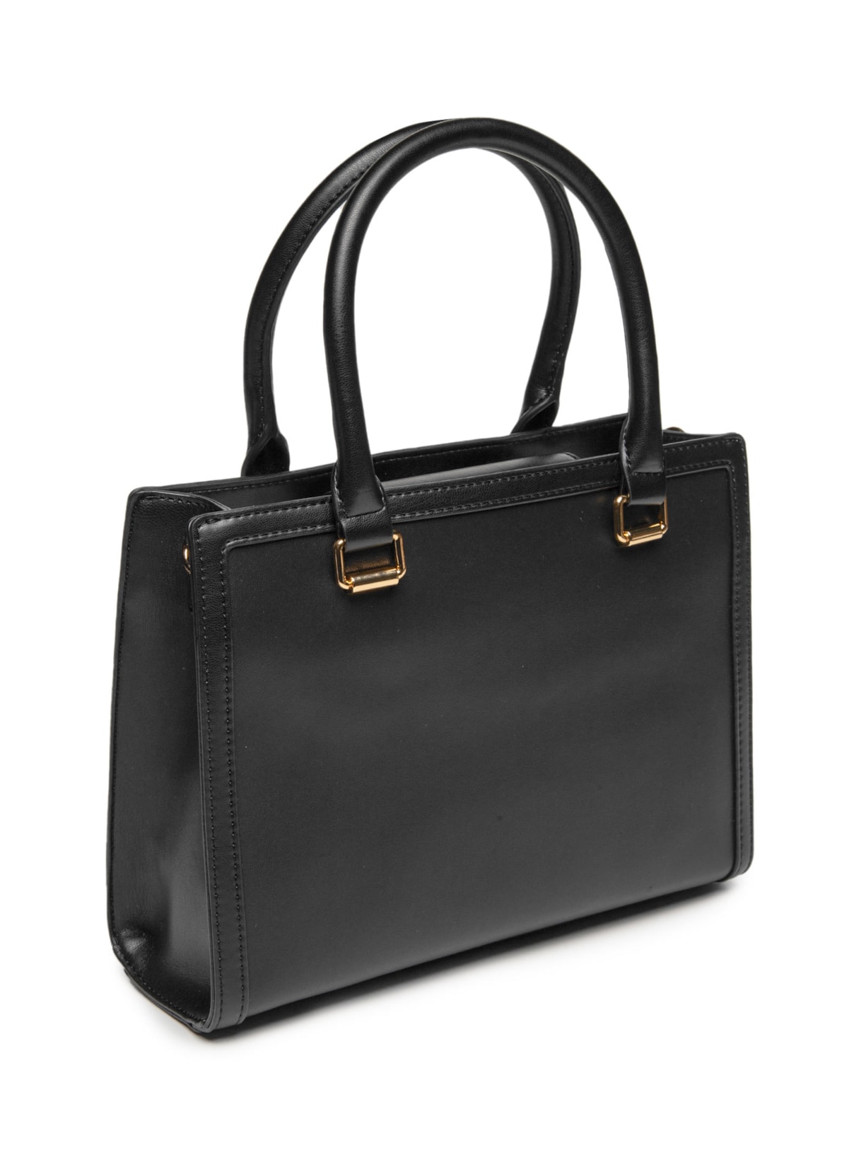 Bolsa Feminina Couro Preto Love Moschino
