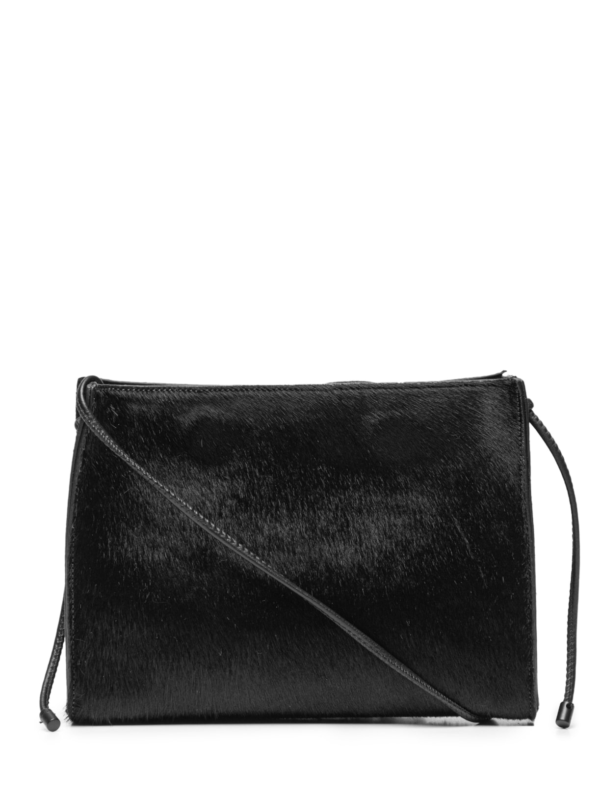 Bolsa Feminina Couro Simples - Preto