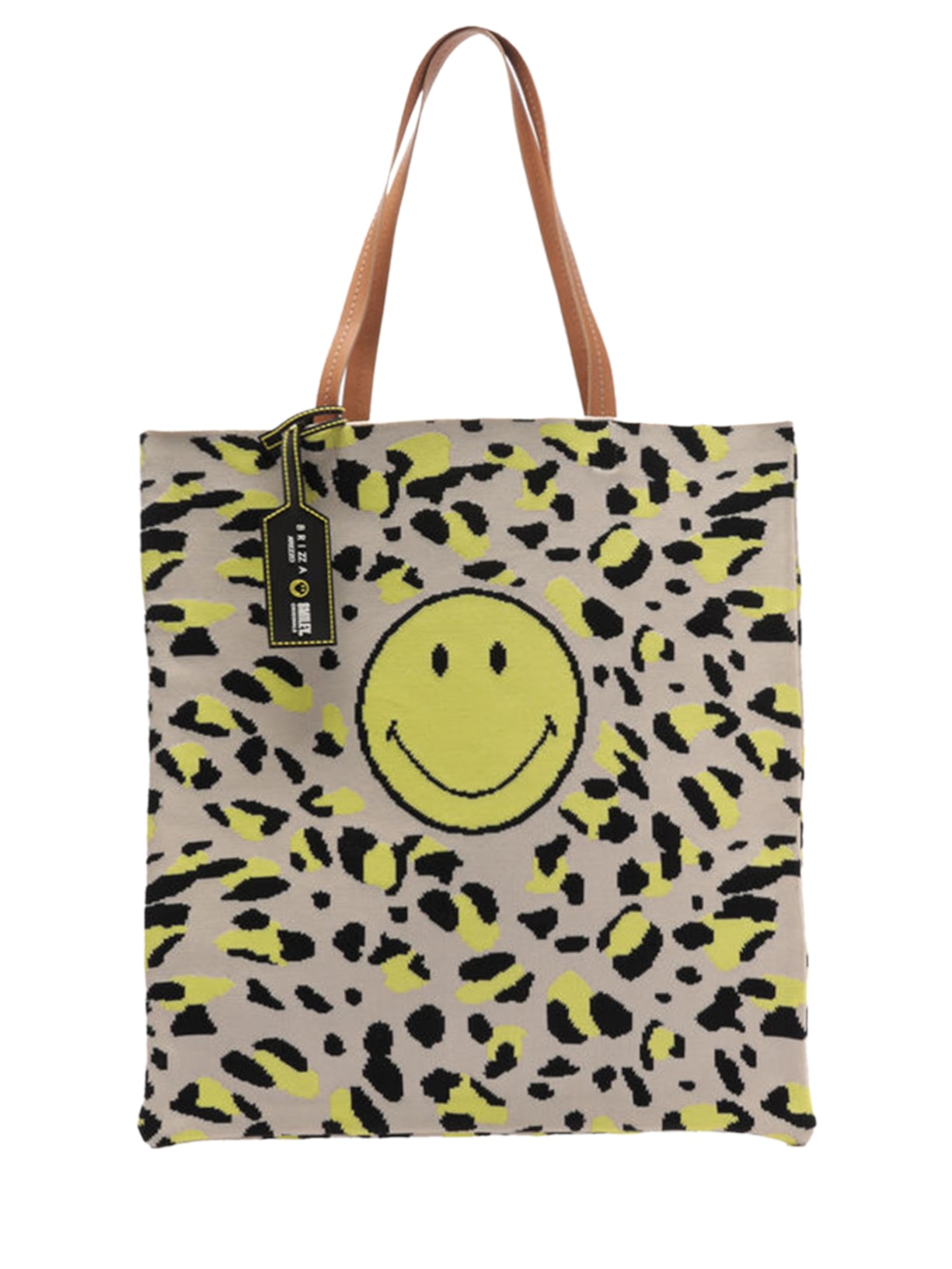 Bolsa Feminina Croche Onça Smile - Bege