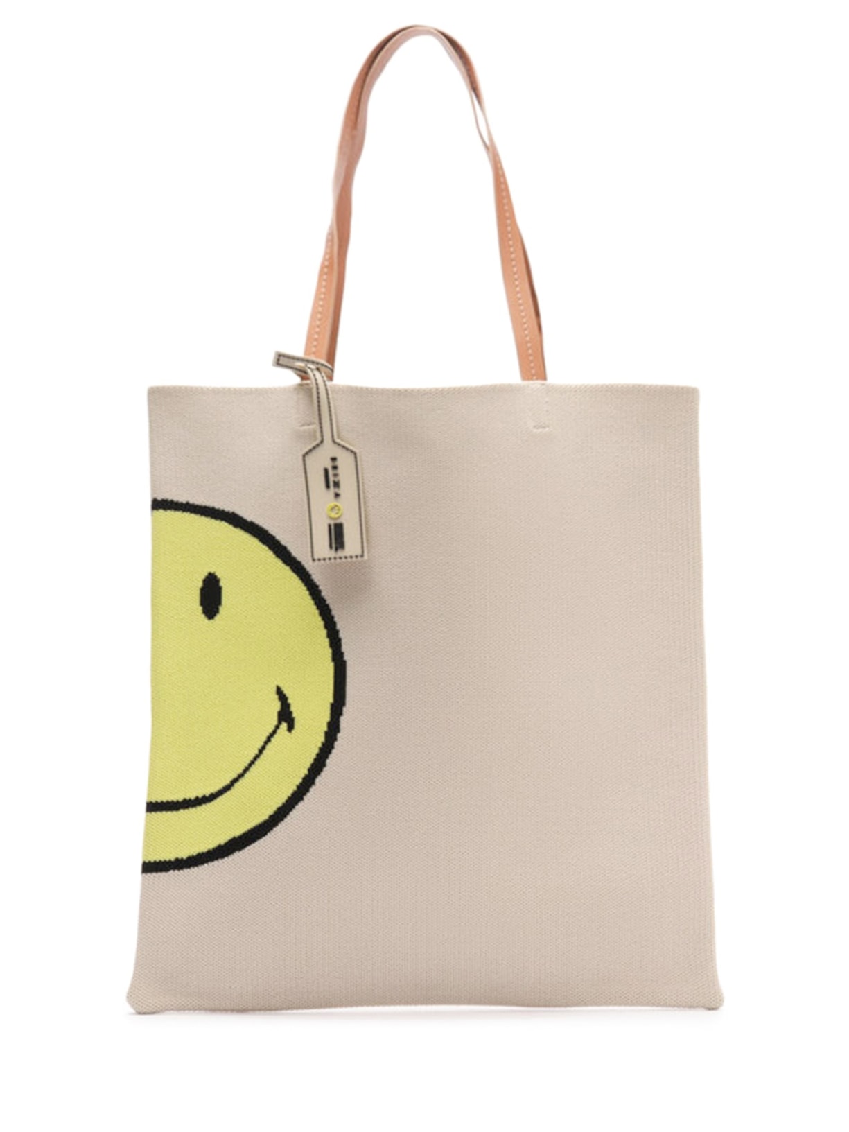 Bolsa Feminina Croche Smiley - Bege
