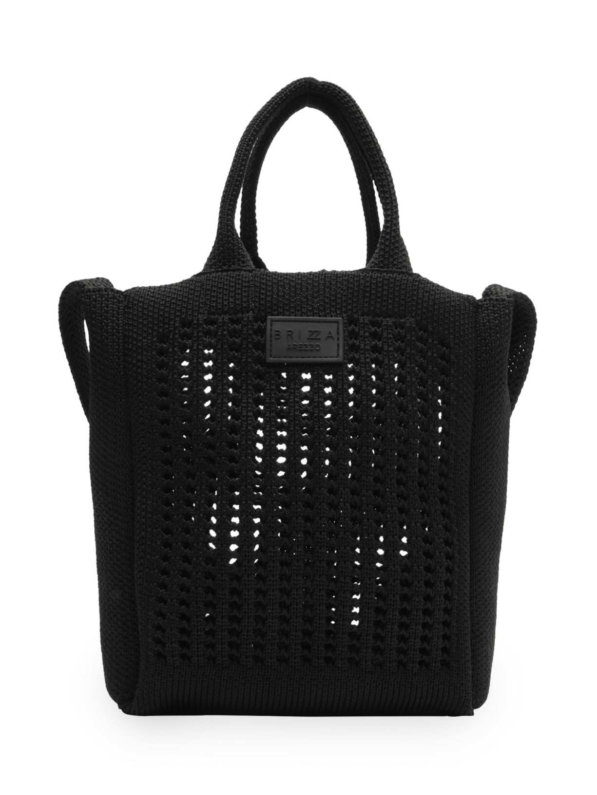 Bolsa Feminina Crochet - Preto