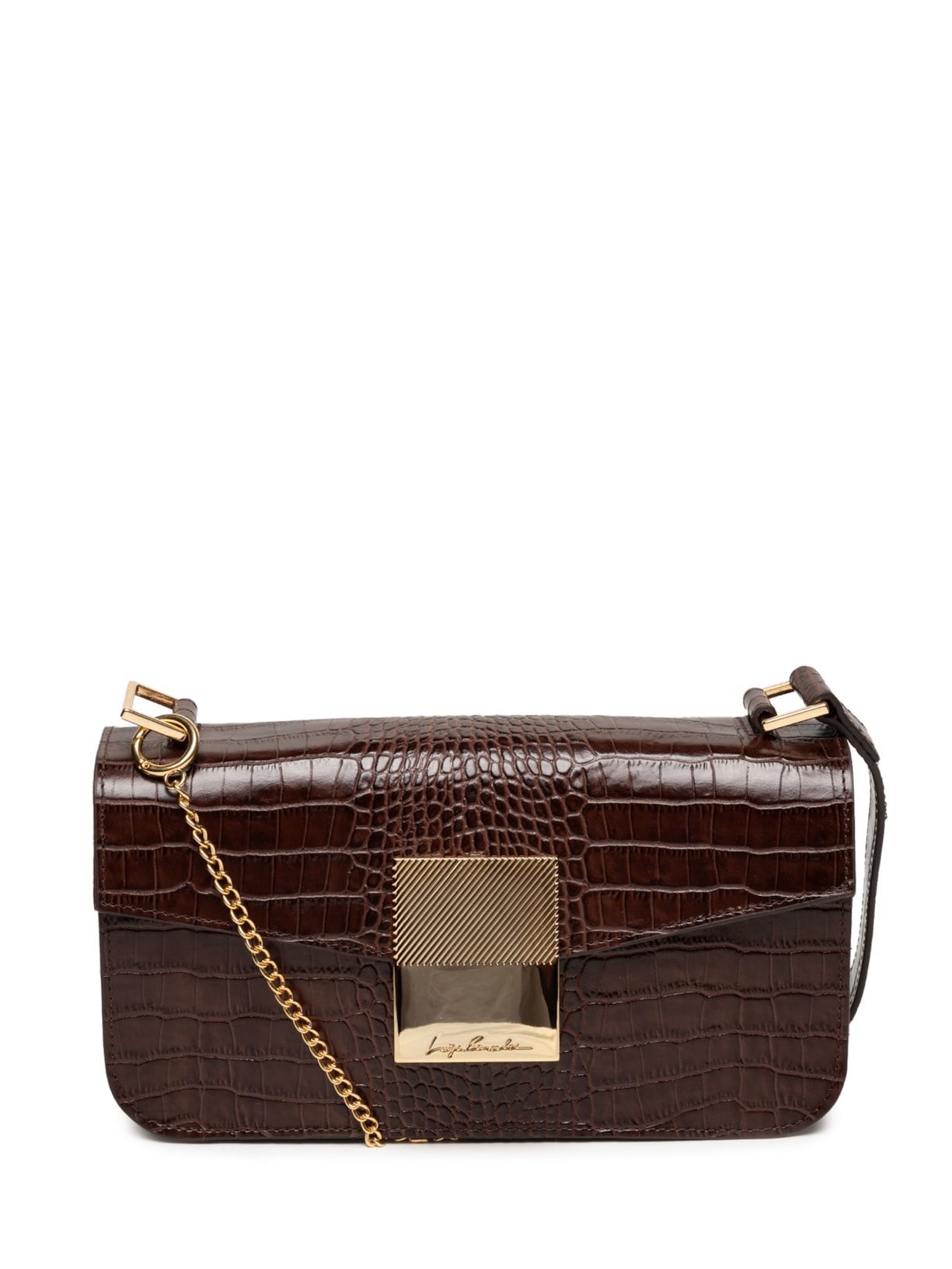 Bolsa Feminina Croco Dacar - Marrom