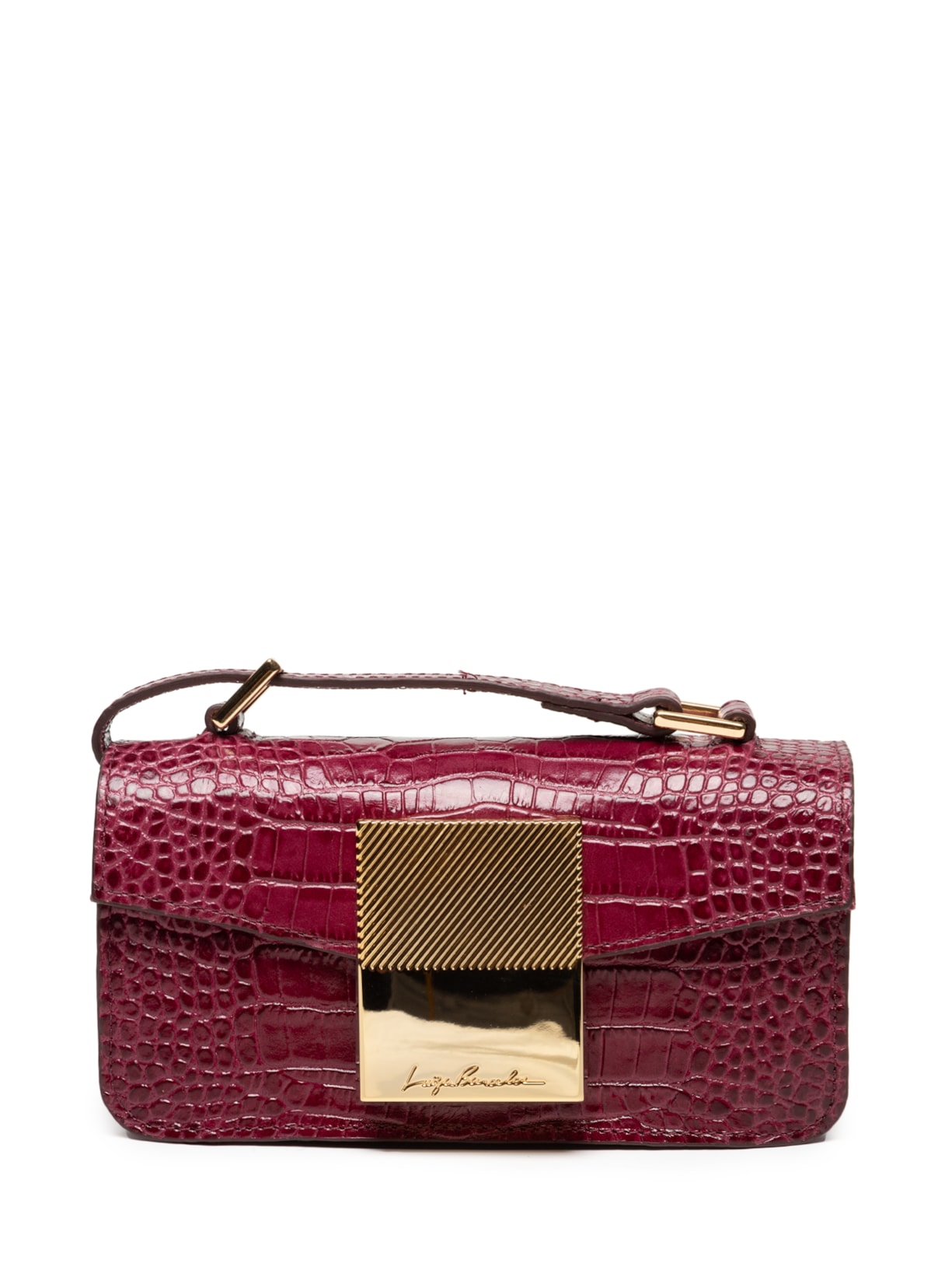 Bolsa Feminina Croco Dacar Marsala - Vinho