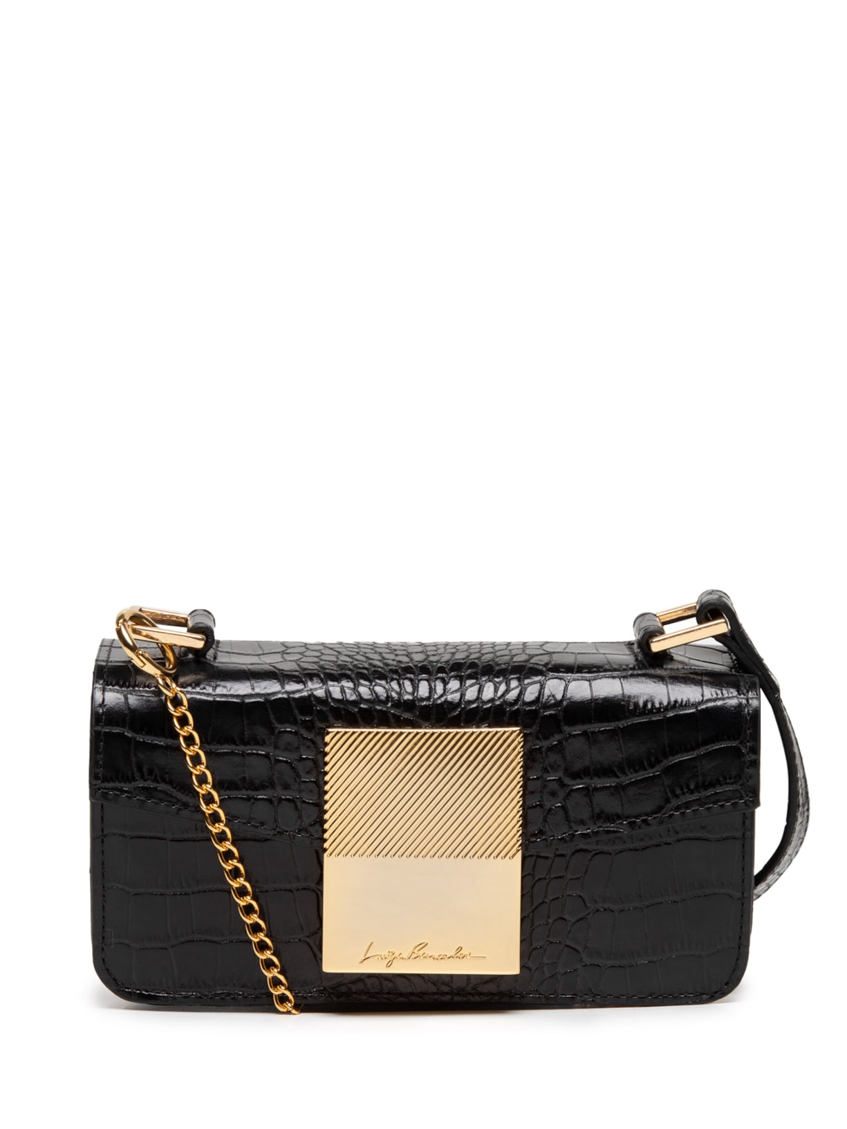 Bolsa Feminina Croco Dacar - Preto