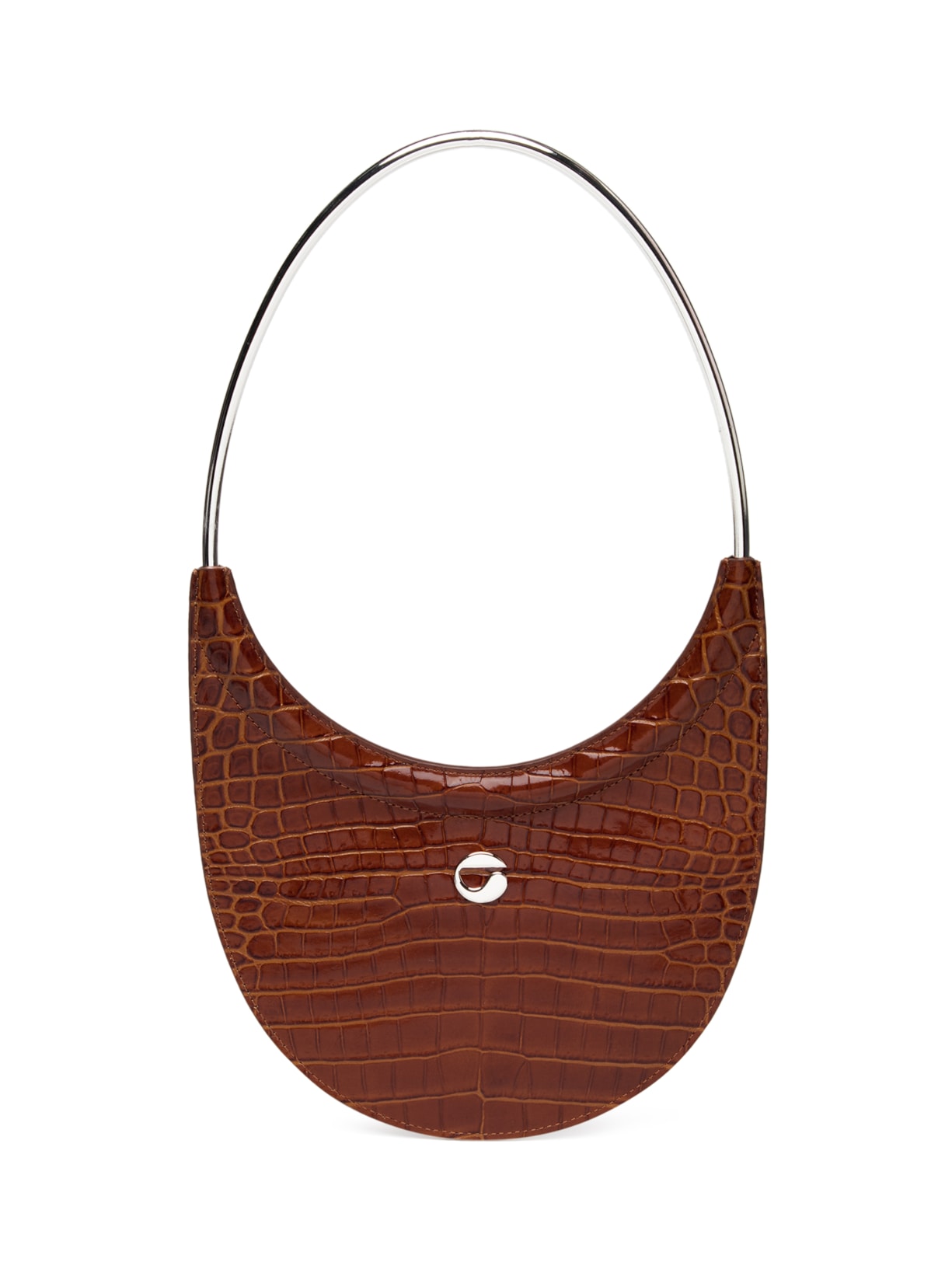 Bolsa Feminina Croco Ring Swipe Bag - Marrom