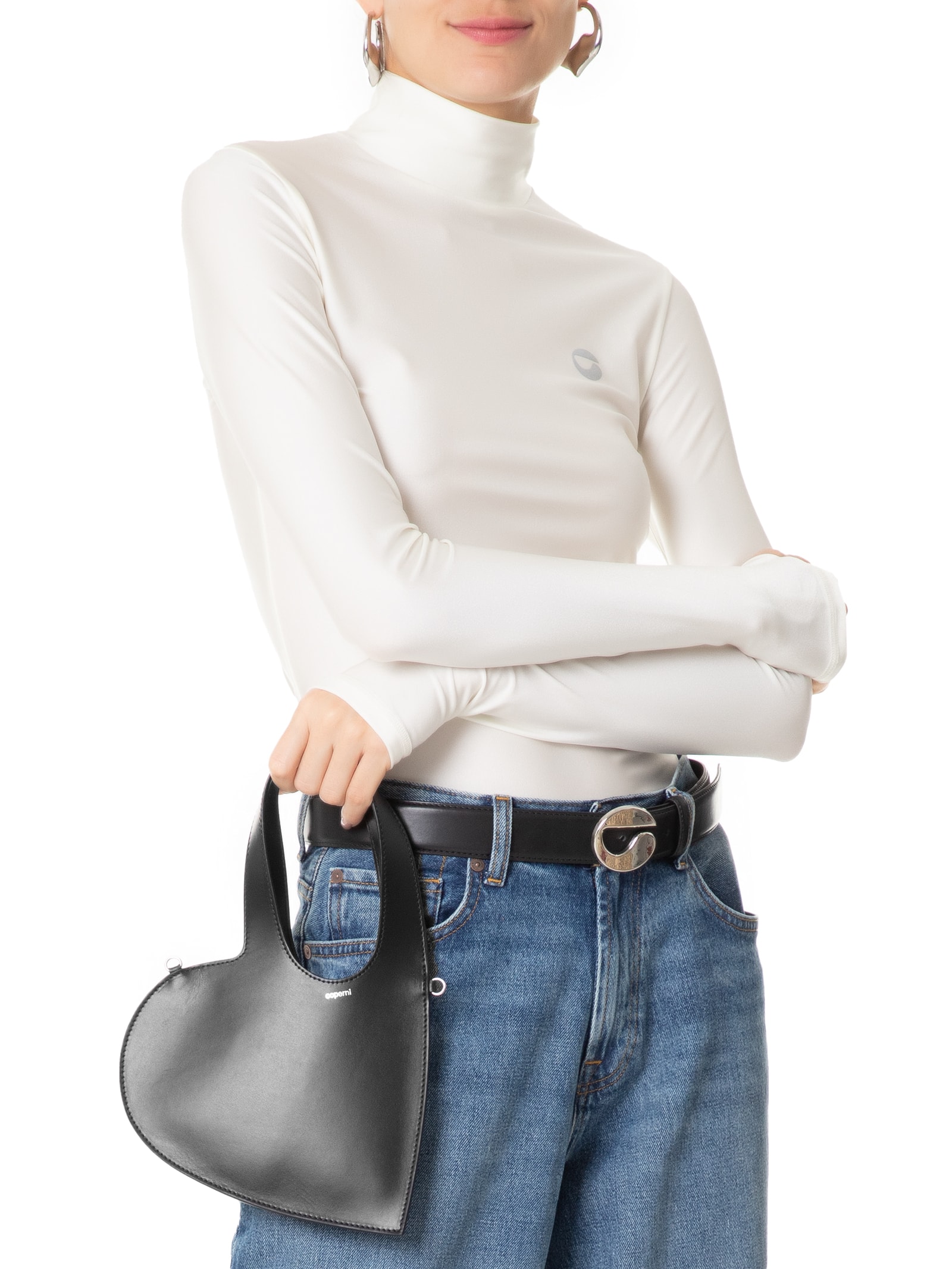 バッグ coperni baby heart bag Coperni - Bolsa Feminina Crossbody Baby Heart Tote Bag - Preto