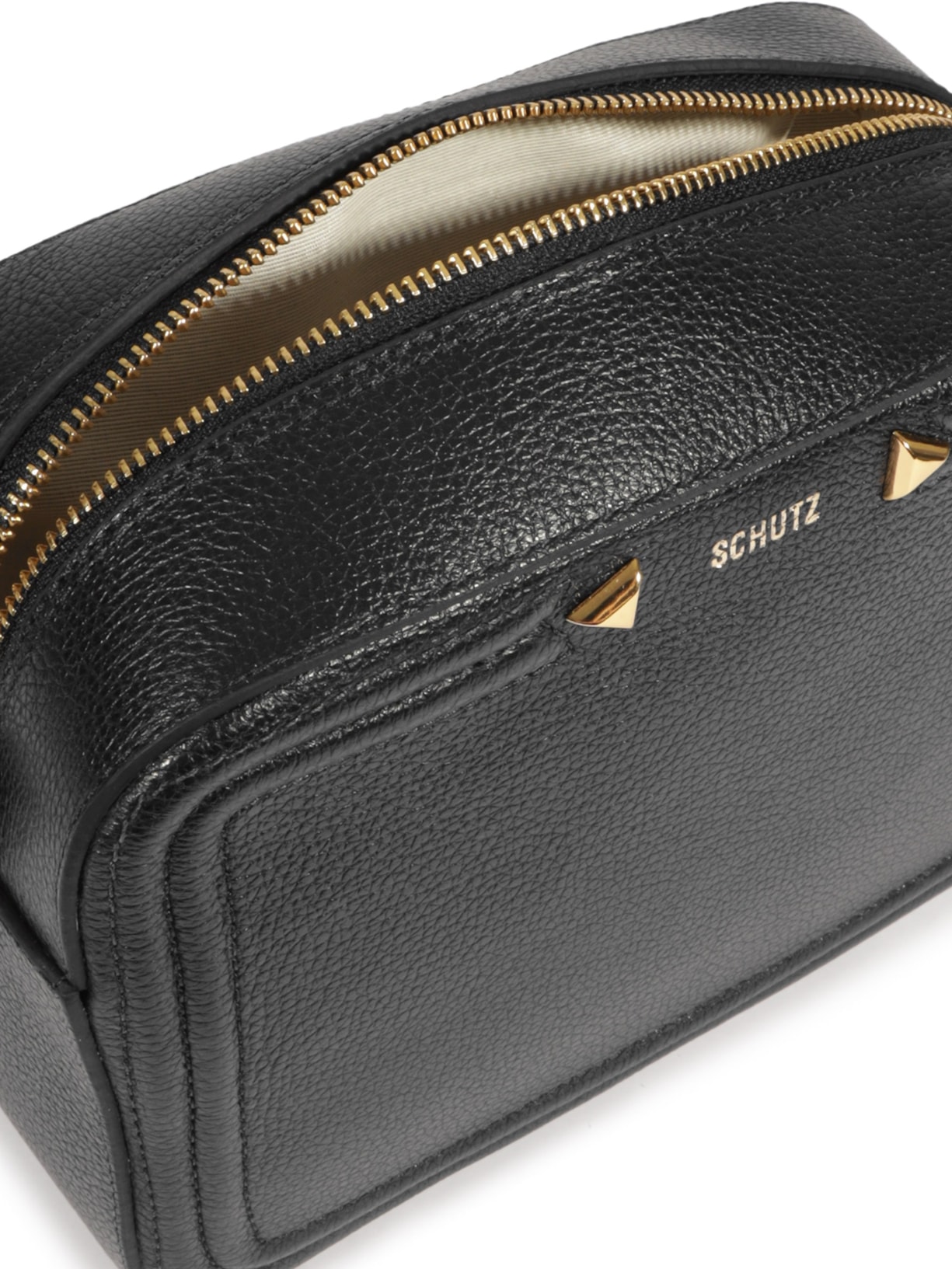 Bolsa Feminina Crossbody Betsy Couro Preto Schutz