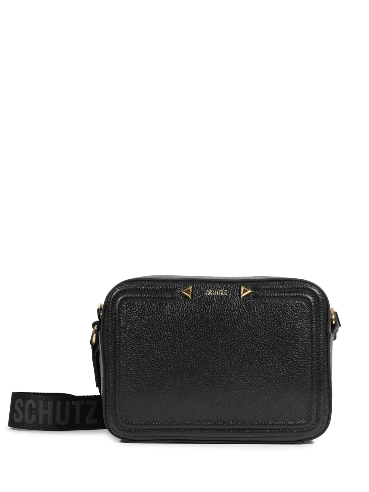 Bolsa Feminina Crossbody Betsy Couro Preto Schutz