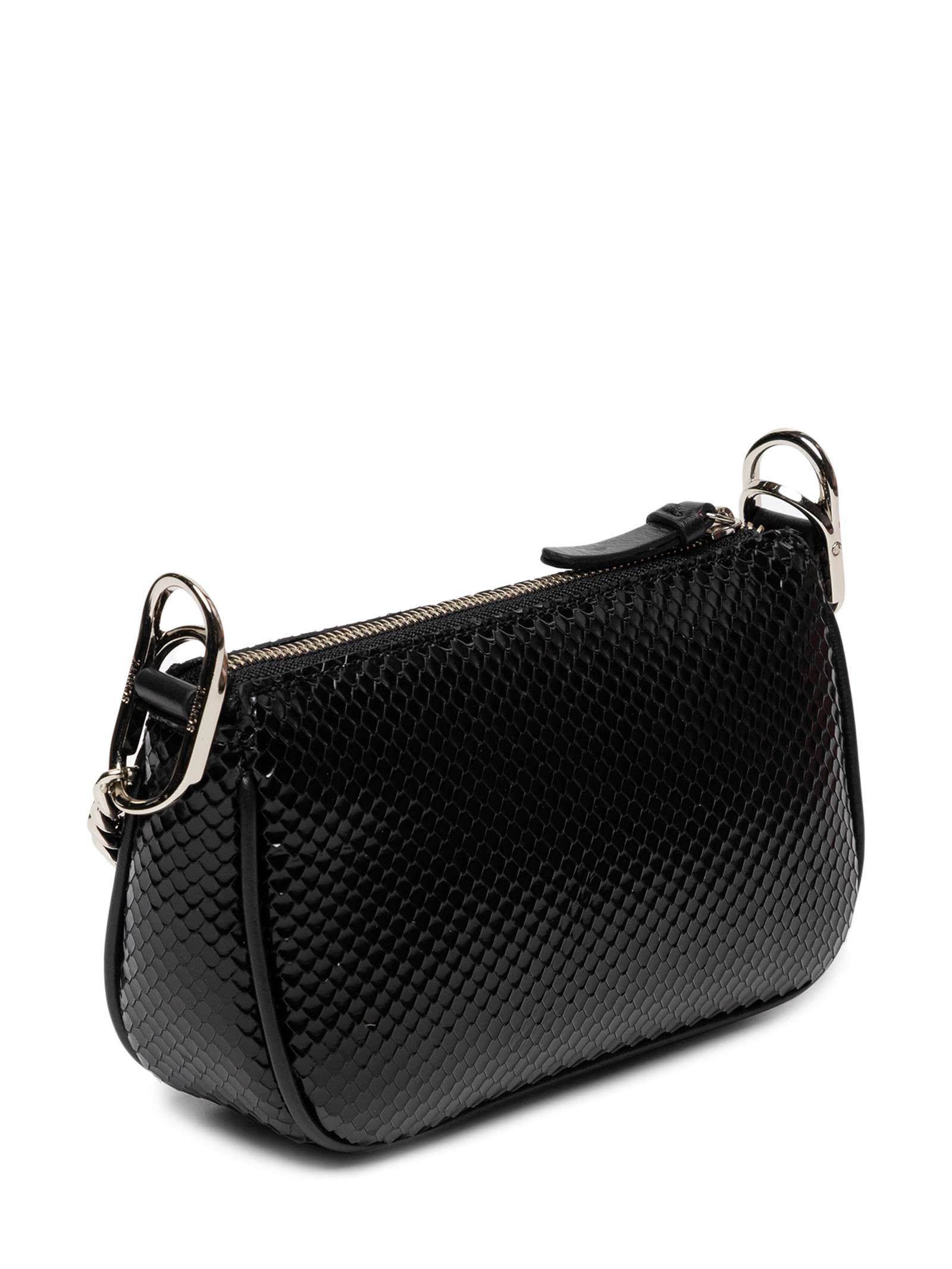 Bolsa Feminina Crossbody Emmy Bright Snake - Schutz - Preto