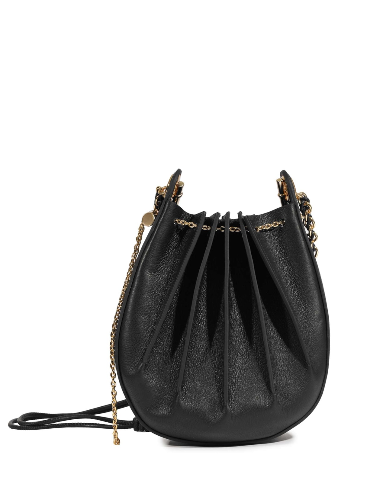 Bolsa Feminina Crossbody Franzido - Preto