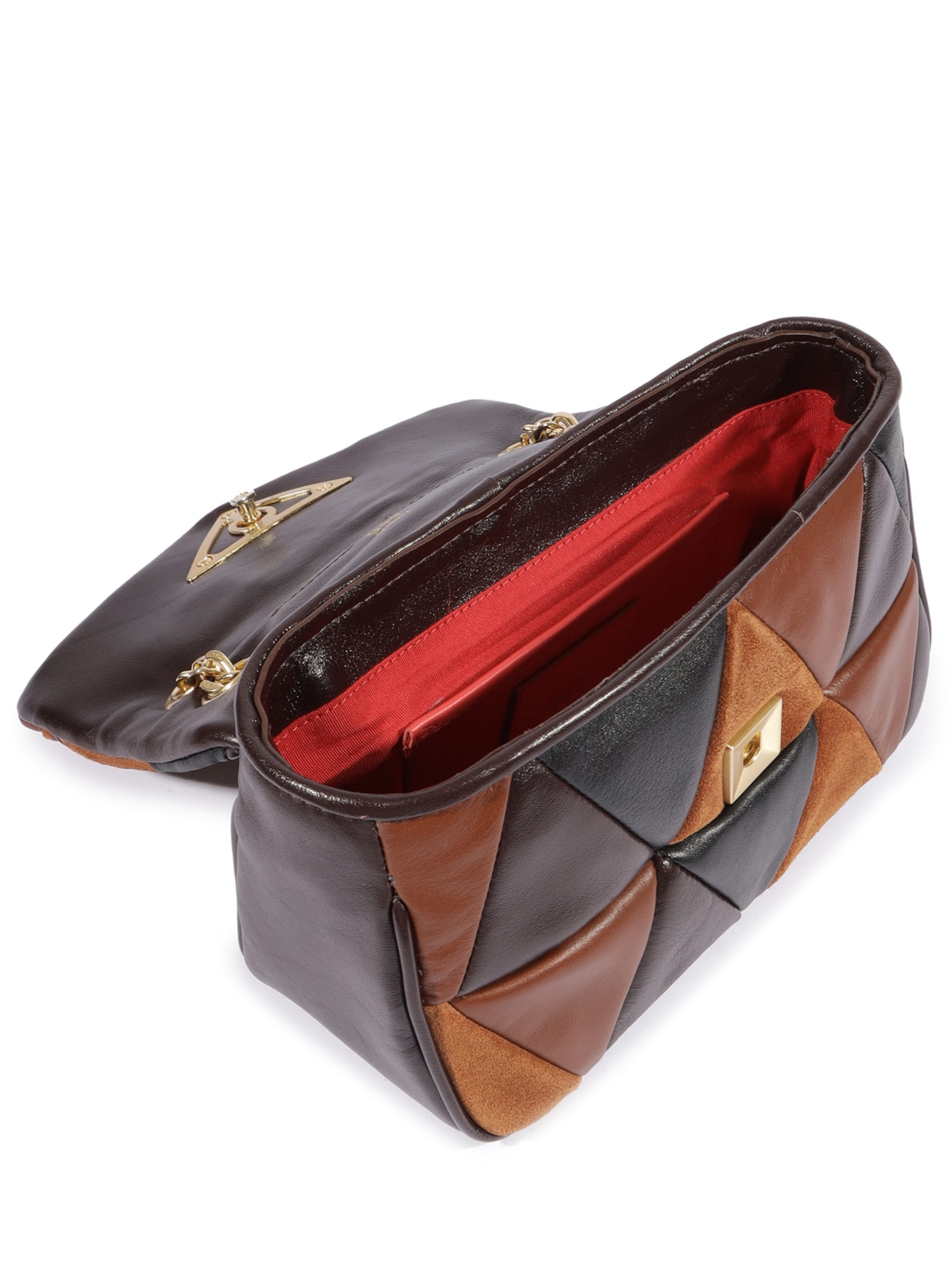 Bolsa Feminina Crossbody Marrom Schutz