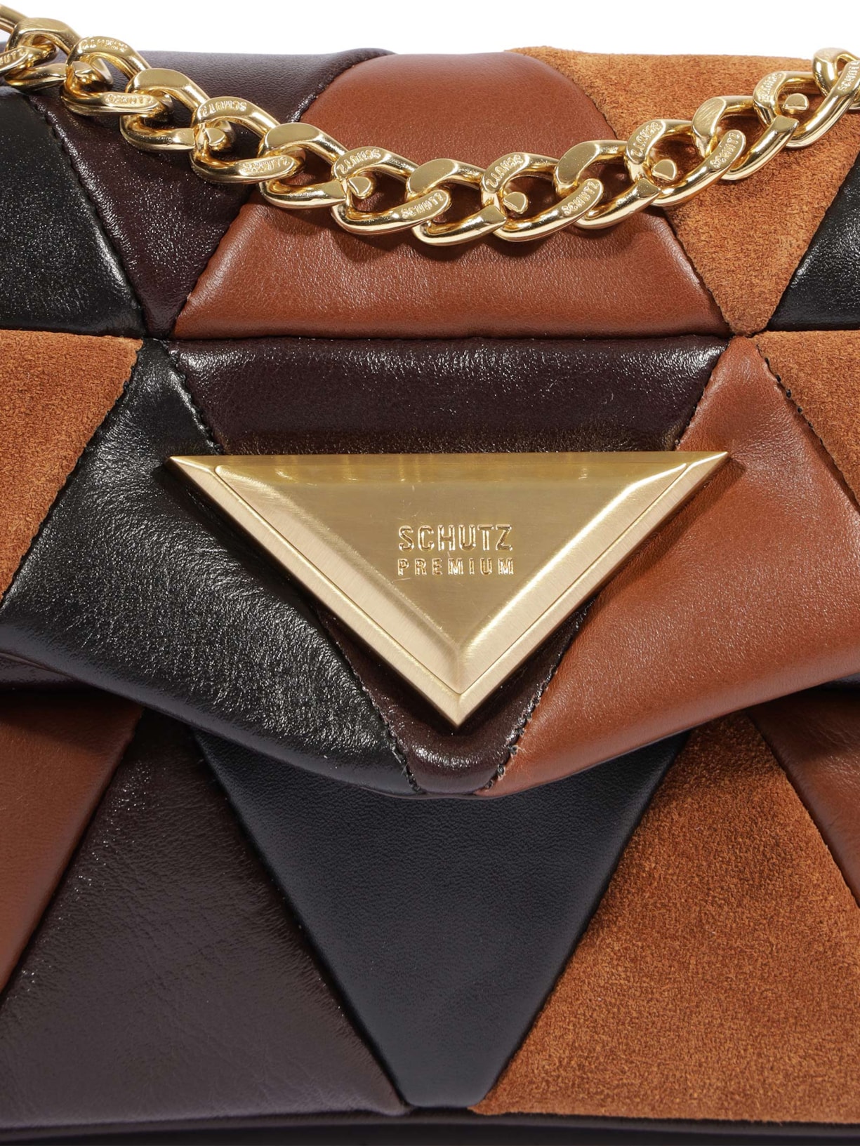 Bolsa Feminina Crossbody Marrom Schutz